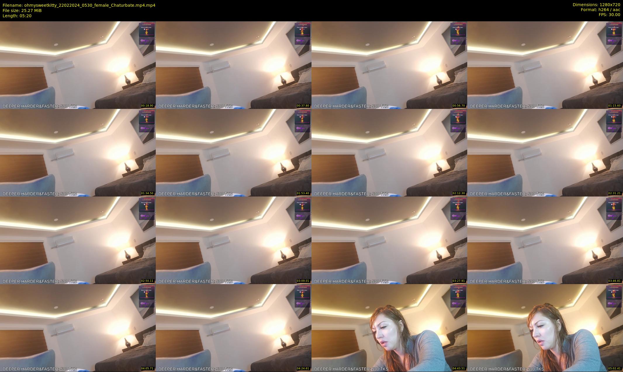 ohmysweetkitty — 6 minute Chaturbate female cam show recording, 720p, Feb 22, 2024