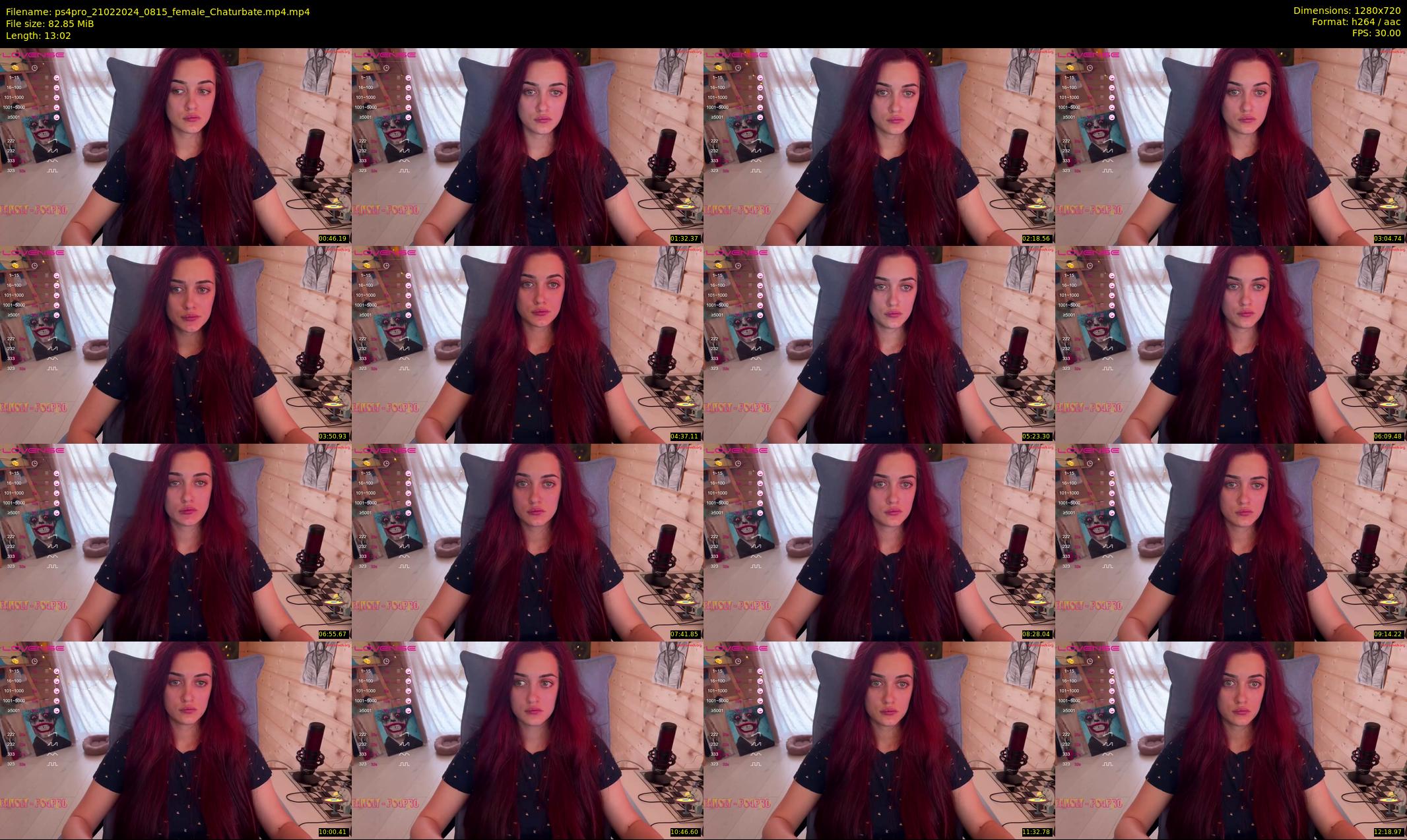 ps4pro — 14 minute Chaturbate female cam show recording, 720p, Feb 21, 2024