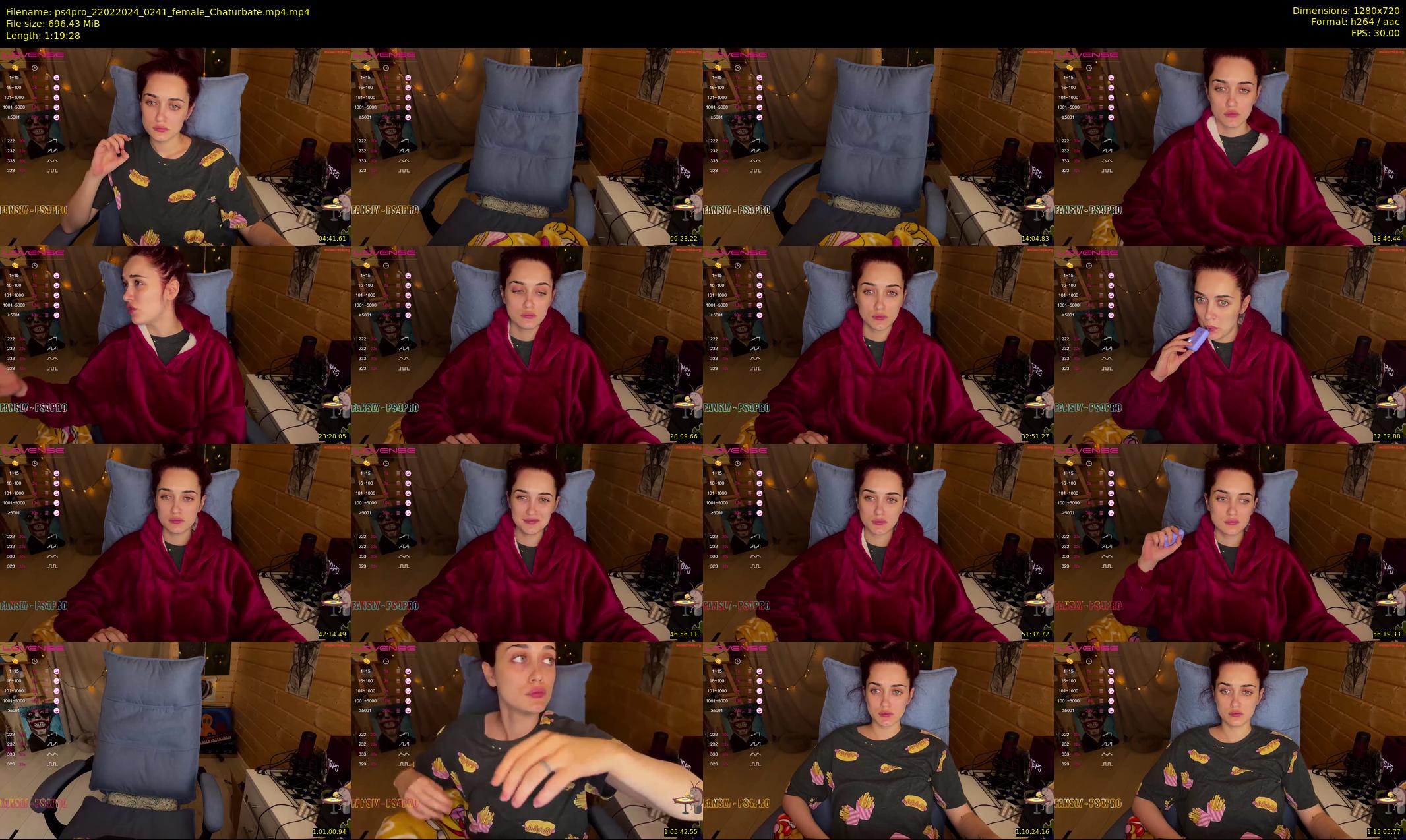 ps4pro — 80 minute Chaturbate female cam show recording, 720p, Feb 22, 2024