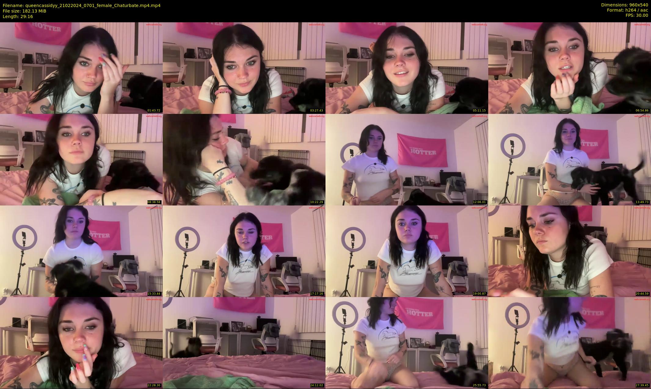 queencassidyy — 30 minute Chaturbate female cam show recording, 480p, Feb 21, 2024