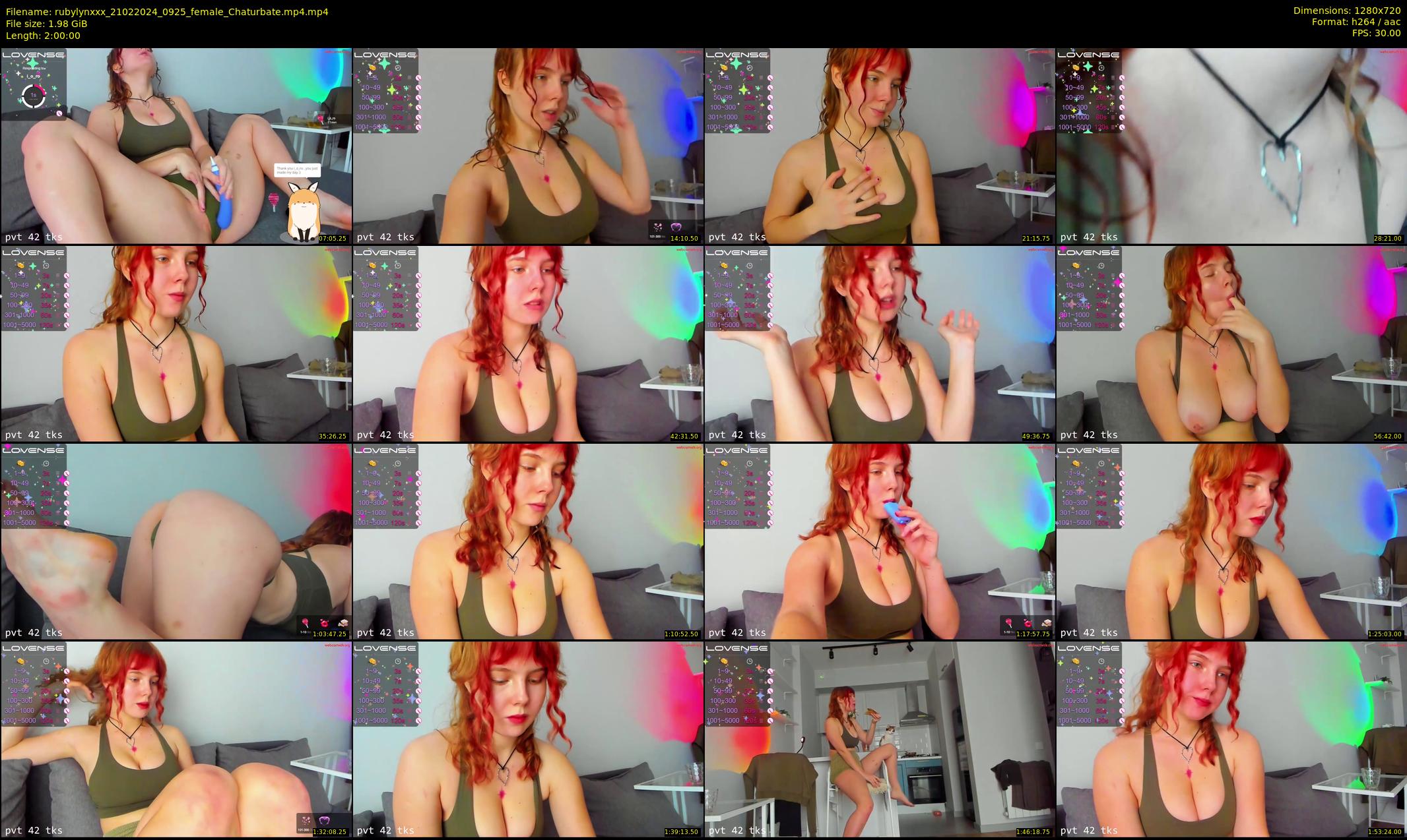 rubylynxxx — 120 minute Chaturbate female cam show recording, 720p, Feb 21, 2024