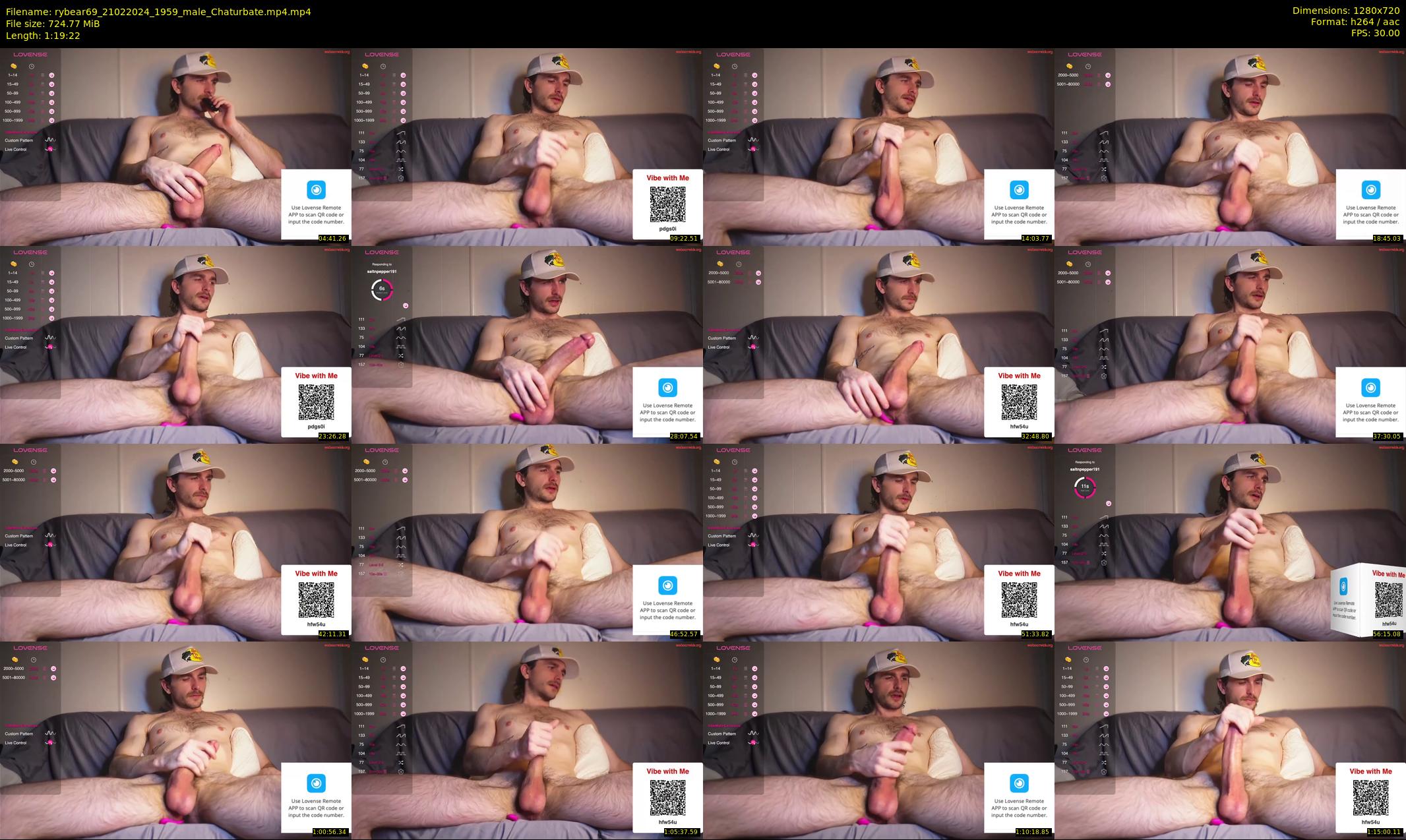 rybear69 — 80 minute Chaturbate male cam show recording, 720p, Feb 21, 2024