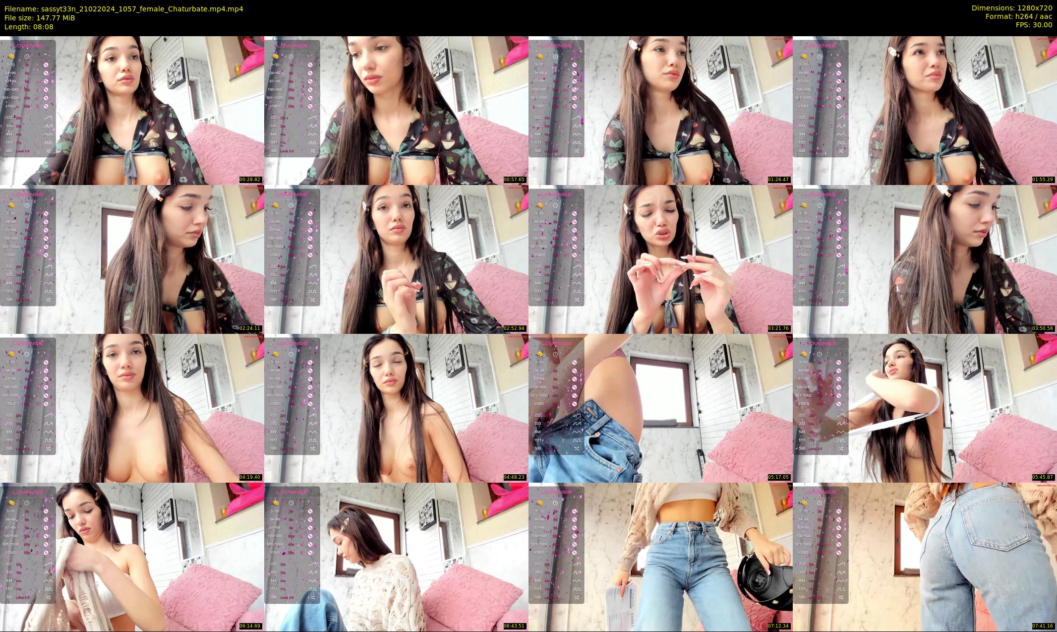 sassyt33n — 9 minute Chaturbate female cam show recording, 720p, Feb 21, 2024