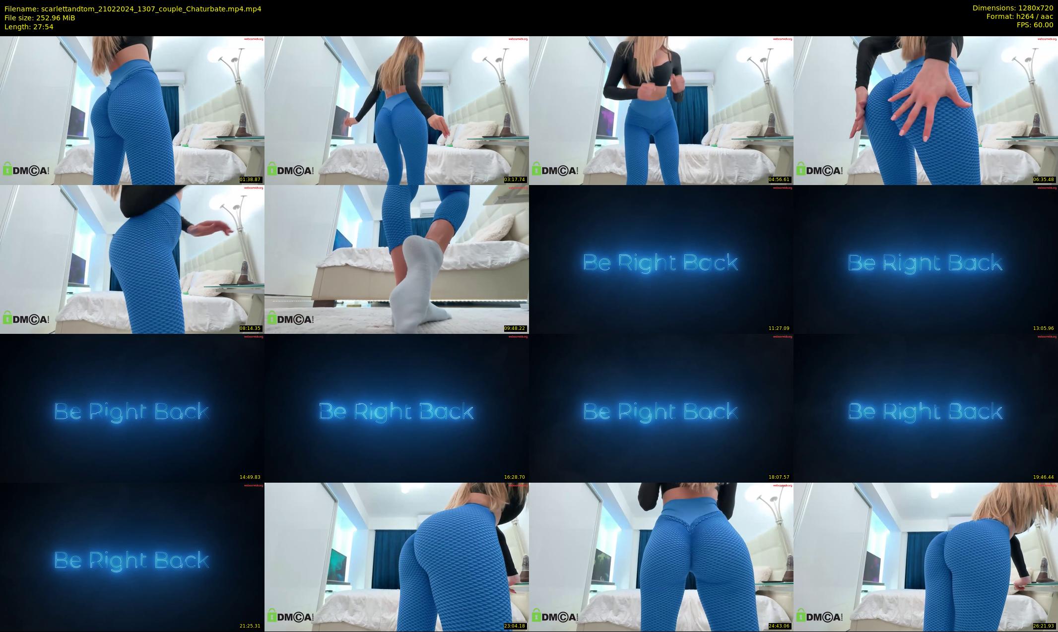 scarlettandtom — 28 minute Chaturbate couple cam show recording, 720p, Feb 21, 2024