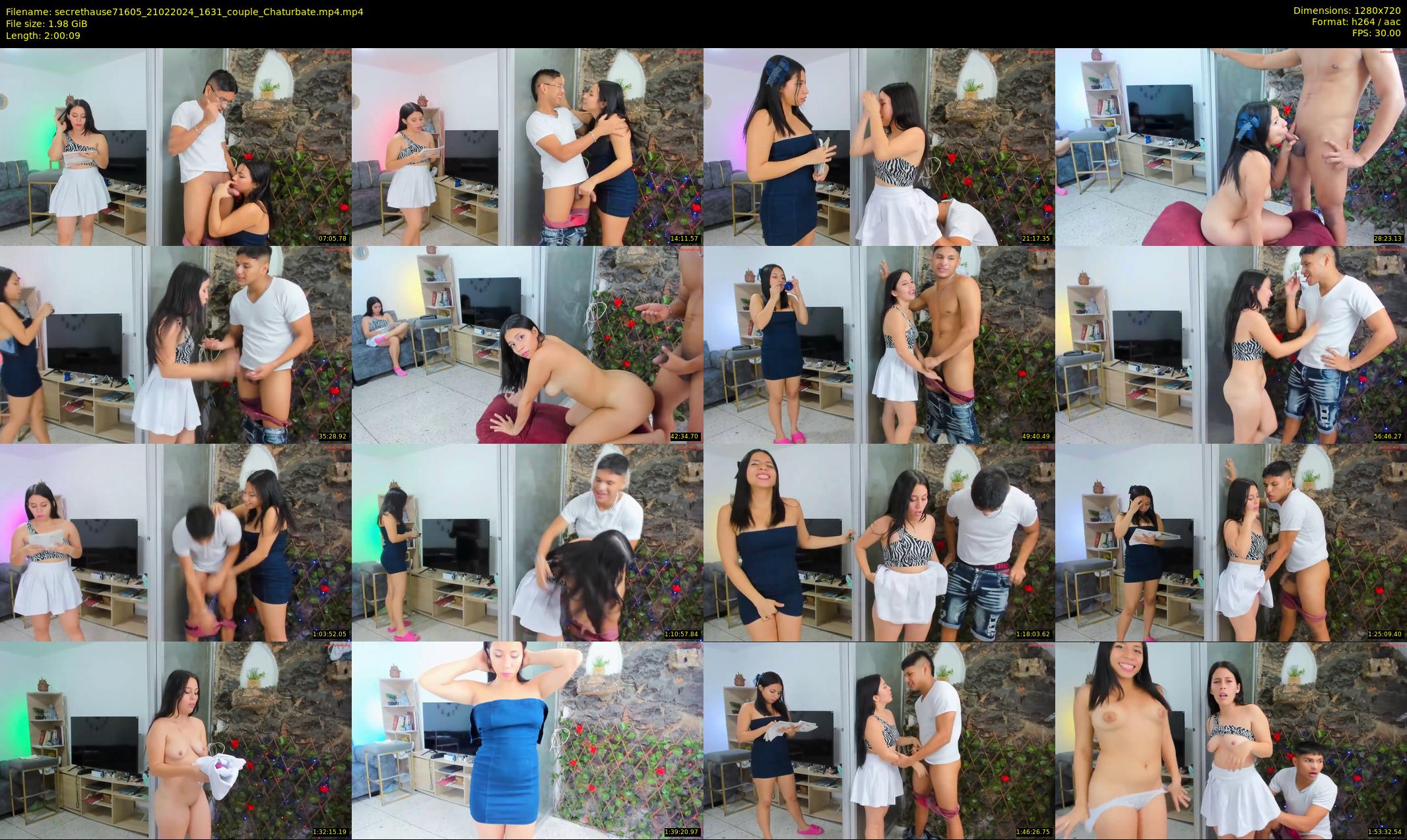 secrethause71605 — 121 minute Chaturbate couple cam show recording, 720p, Feb 21, 2024