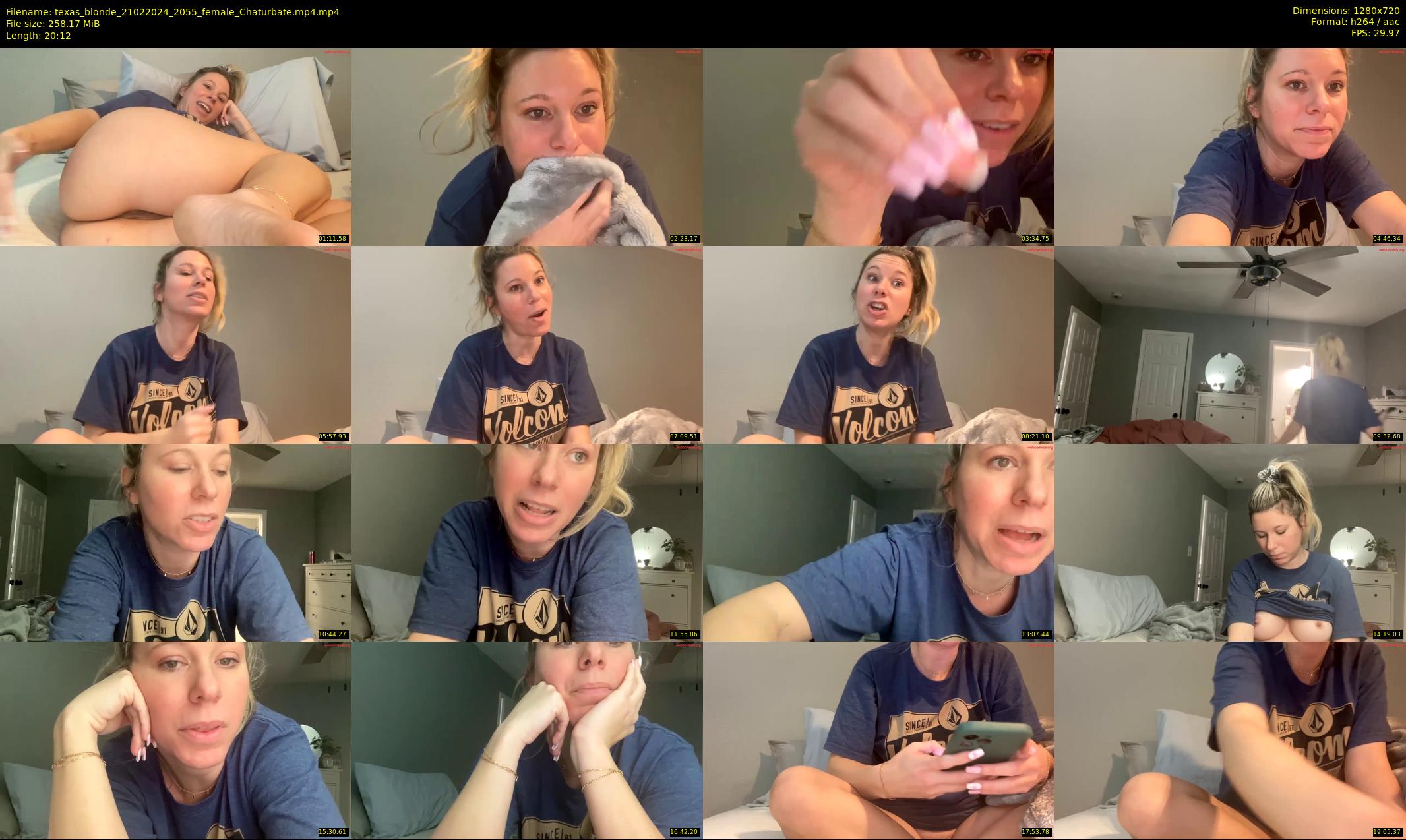 texas_blonde — 21 minute Chaturbate female cam show recording, 720p, Feb 21, 2024