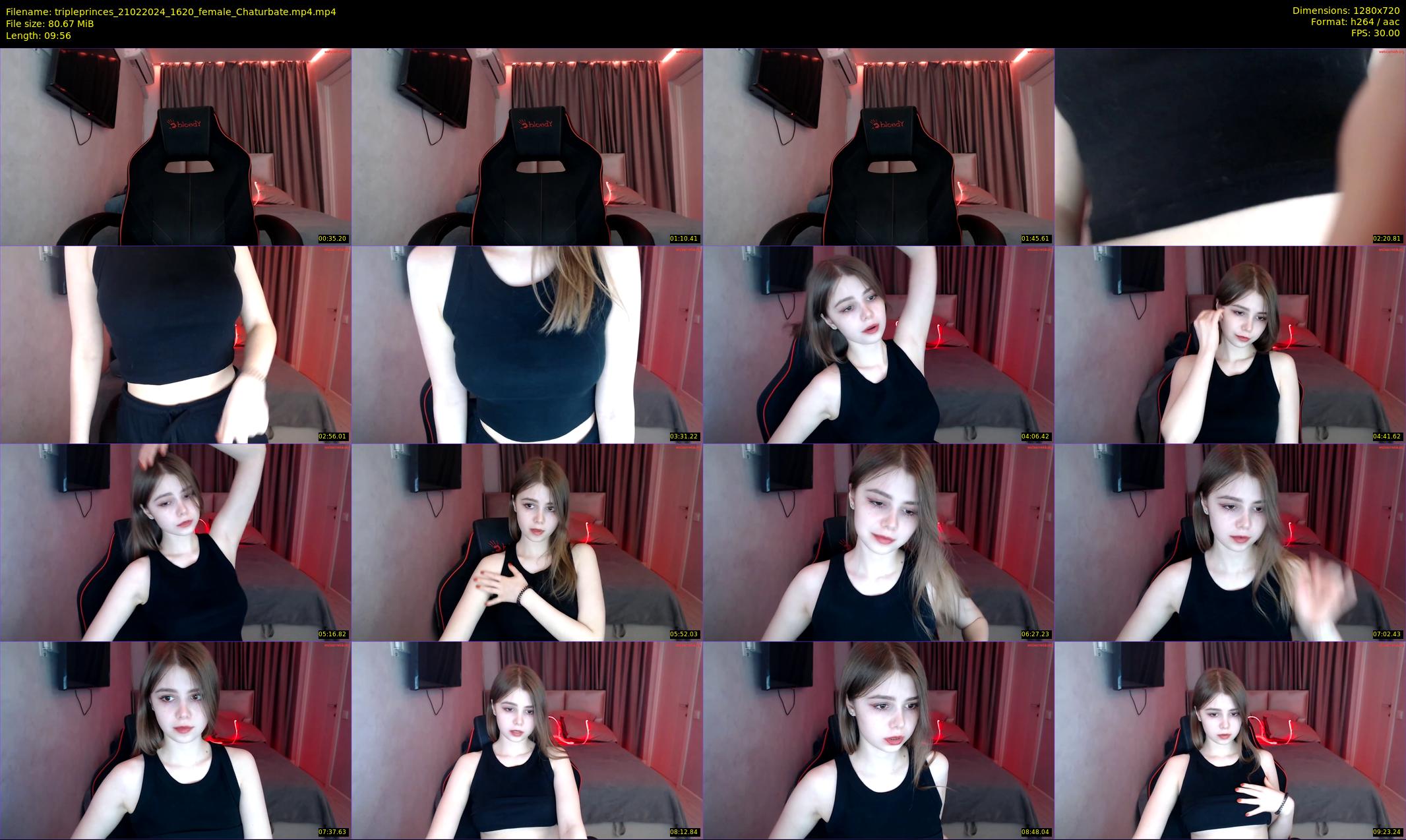 tripleprinces — 10 minute Chaturbate female cam show recording, 720p, Feb 21, 2024