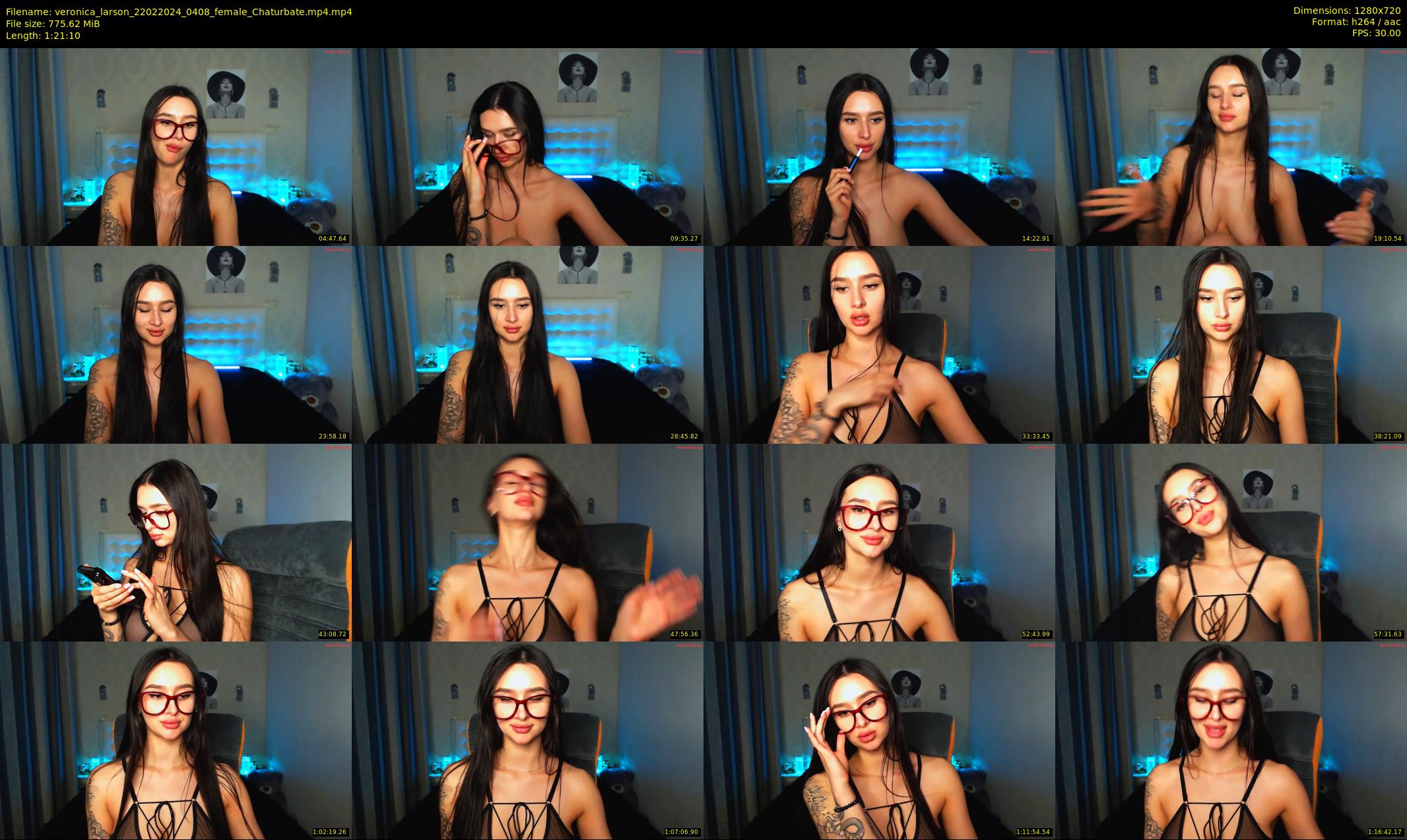 veronica_larson — 82 minute Chaturbate female cam show recording, 720p, Feb 22, 2024