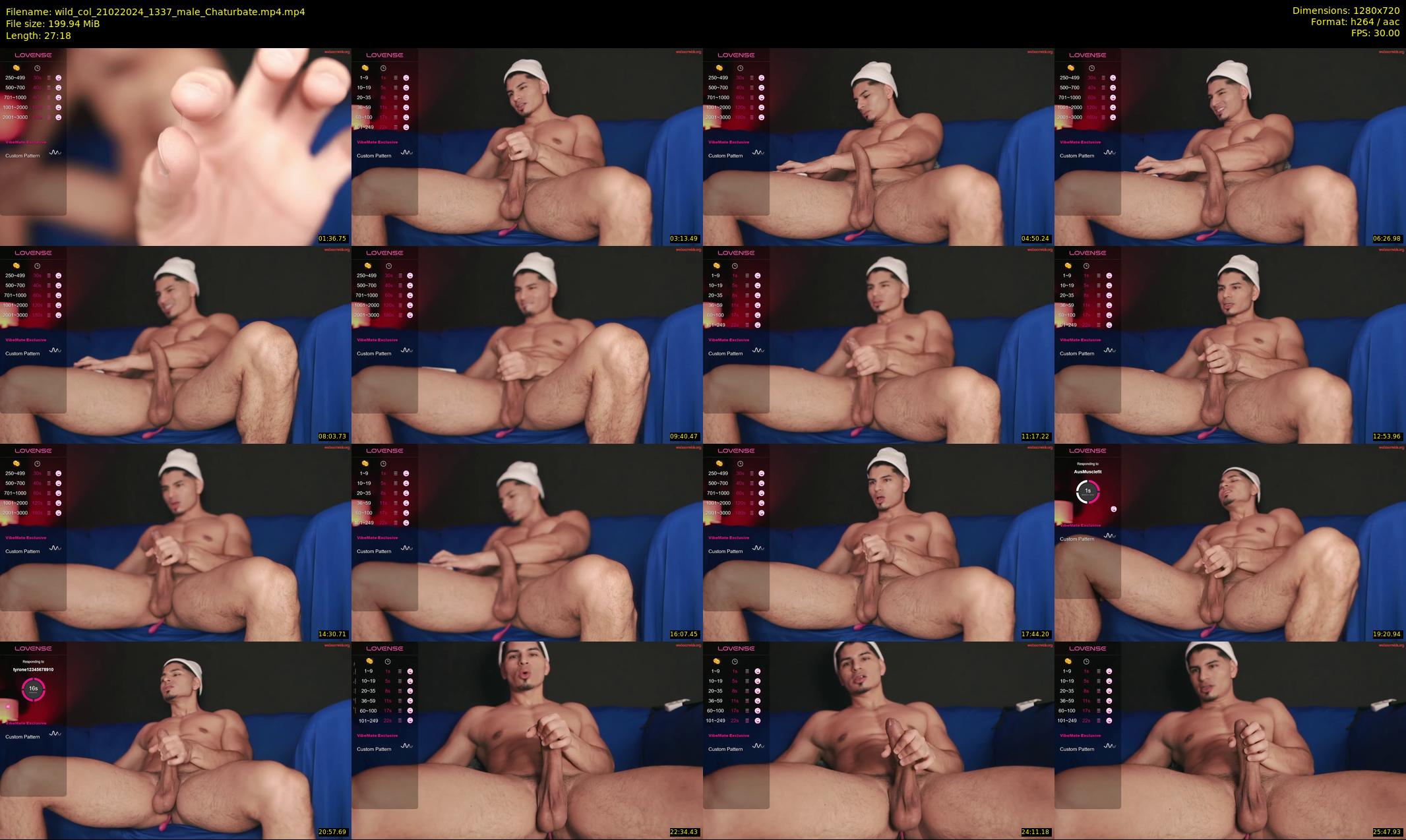 wild_col — 28 minute Chaturbate male cam show recording, 720p, Feb 21, 2024