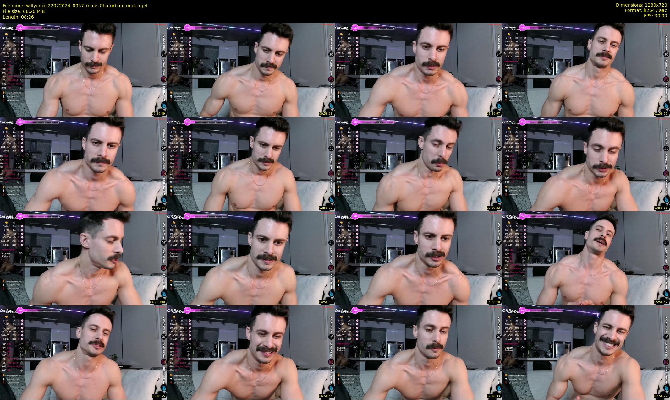 willyumx — 9 minute Chaturbate male cam show recording, 720p, Feb 22, 2024