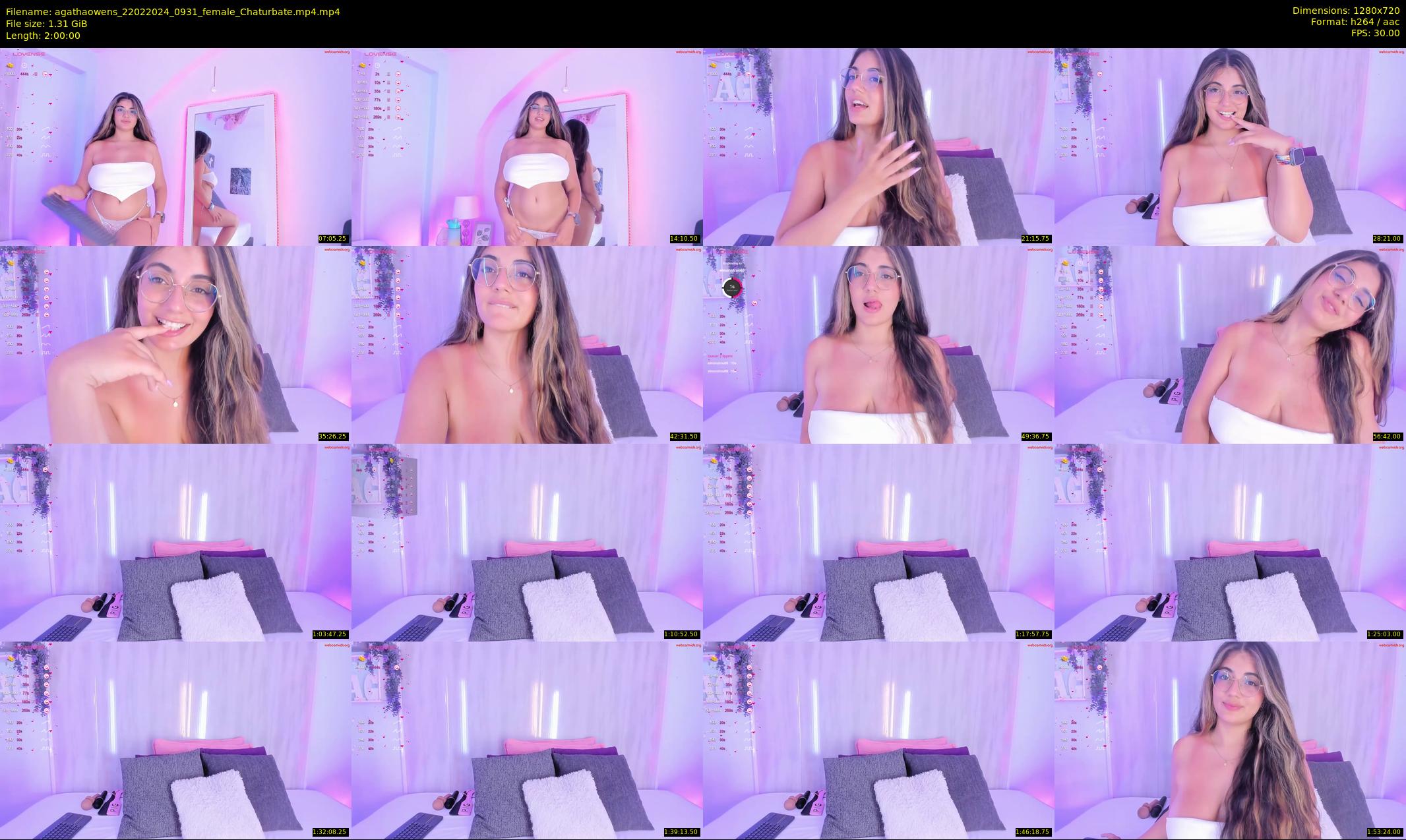 agathaowens — 120 minute Chaturbate female cam show recording, 720p, Feb 22, 2024