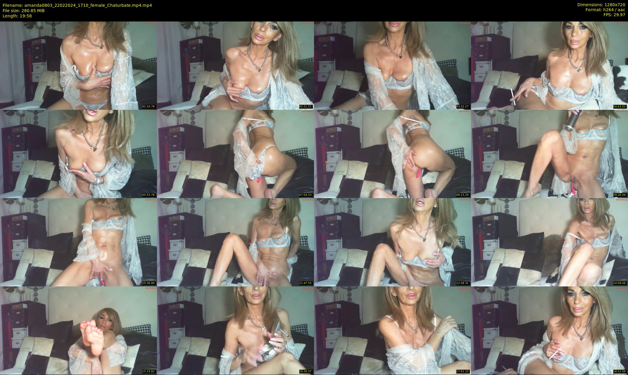 amanda0803 — 20 minute Chaturbate female cam show recording, 720p, Feb 22, 2024