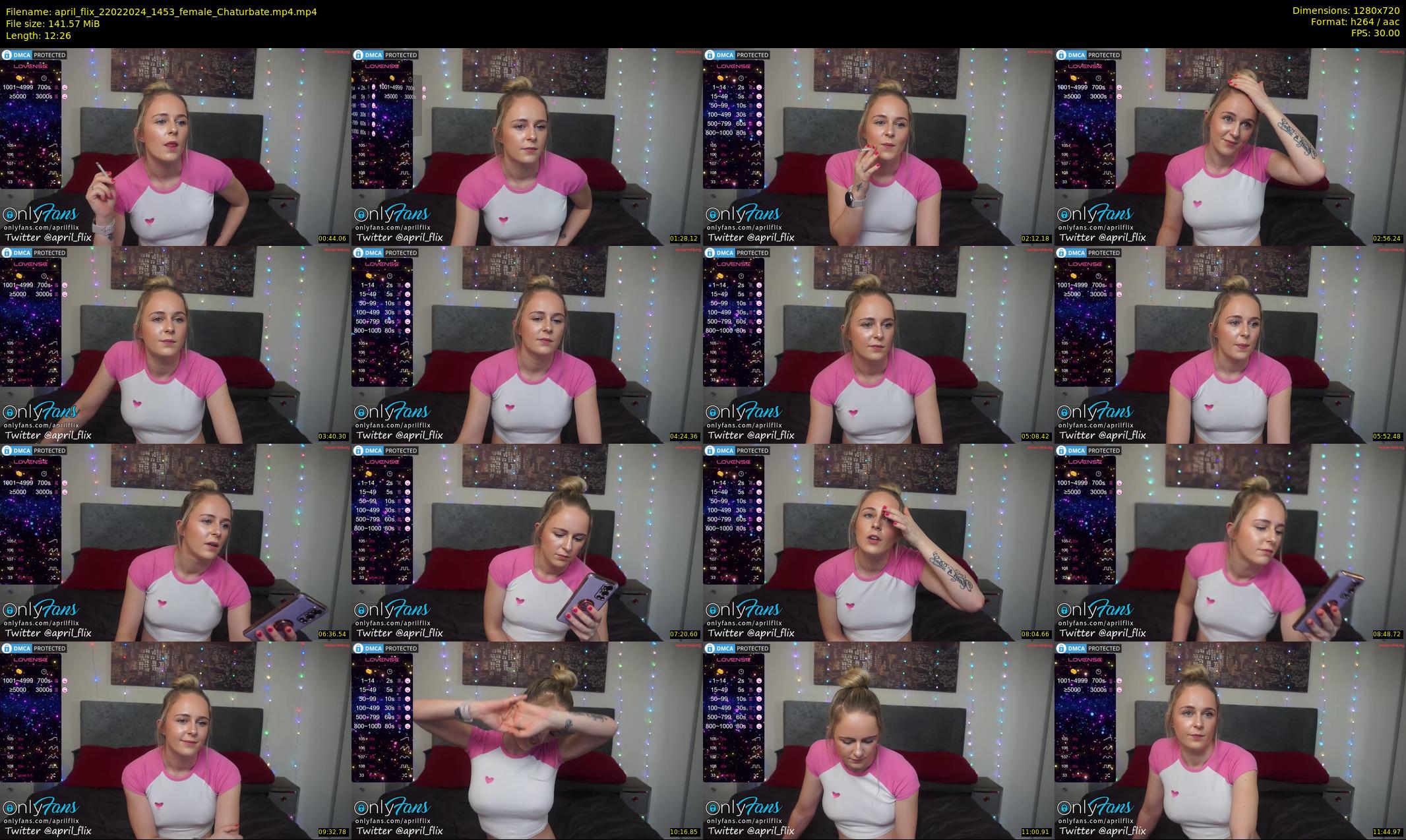 april_flix — 13 minute Chaturbate female cam show recording, 720p, Feb 22, 2024