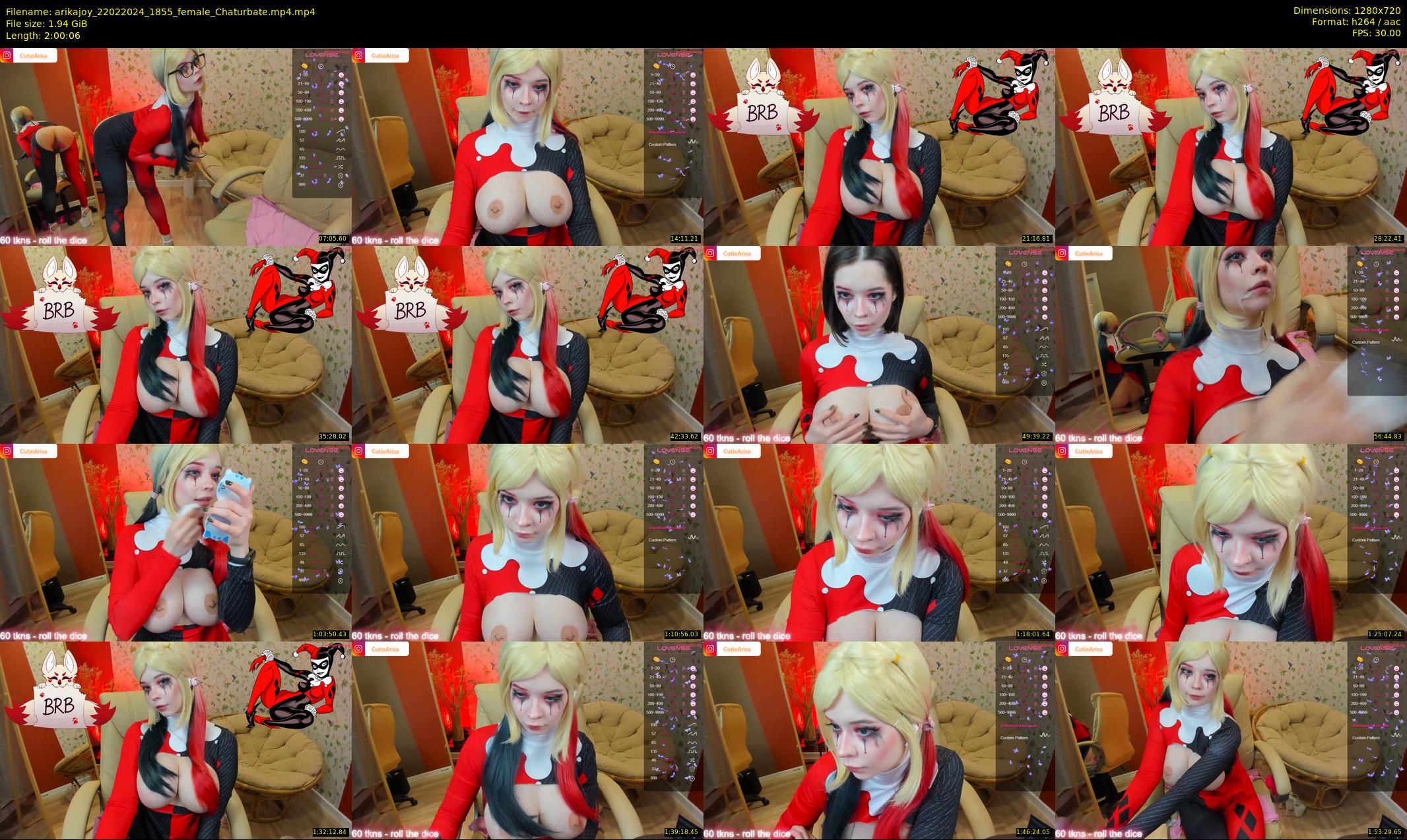 arikajoy — 121 minute Chaturbate female cam show recording, 720p, Feb 22, 2024