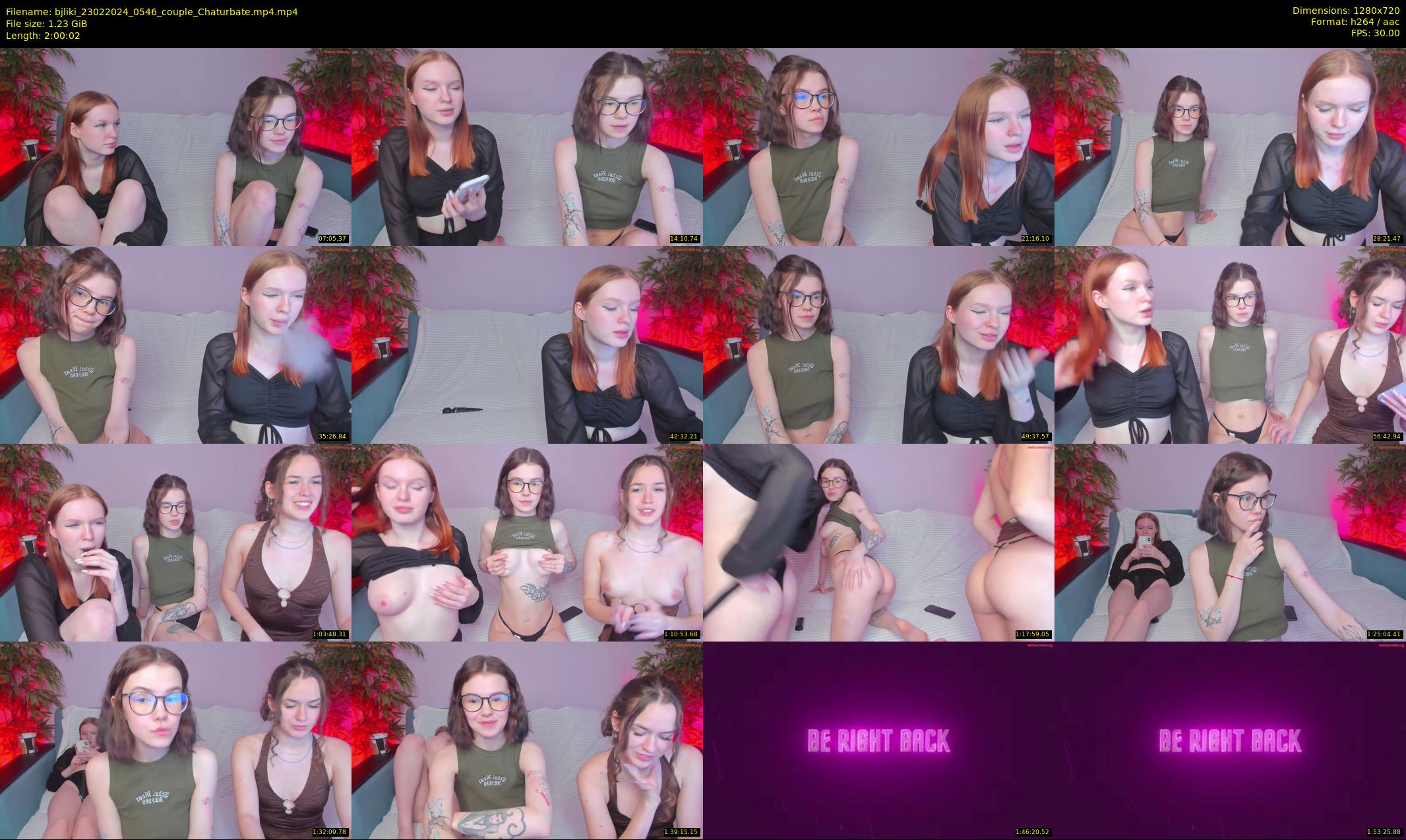 bjliki — 121 minute Chaturbate couple cam show recording, 720p, Feb 23, 2024