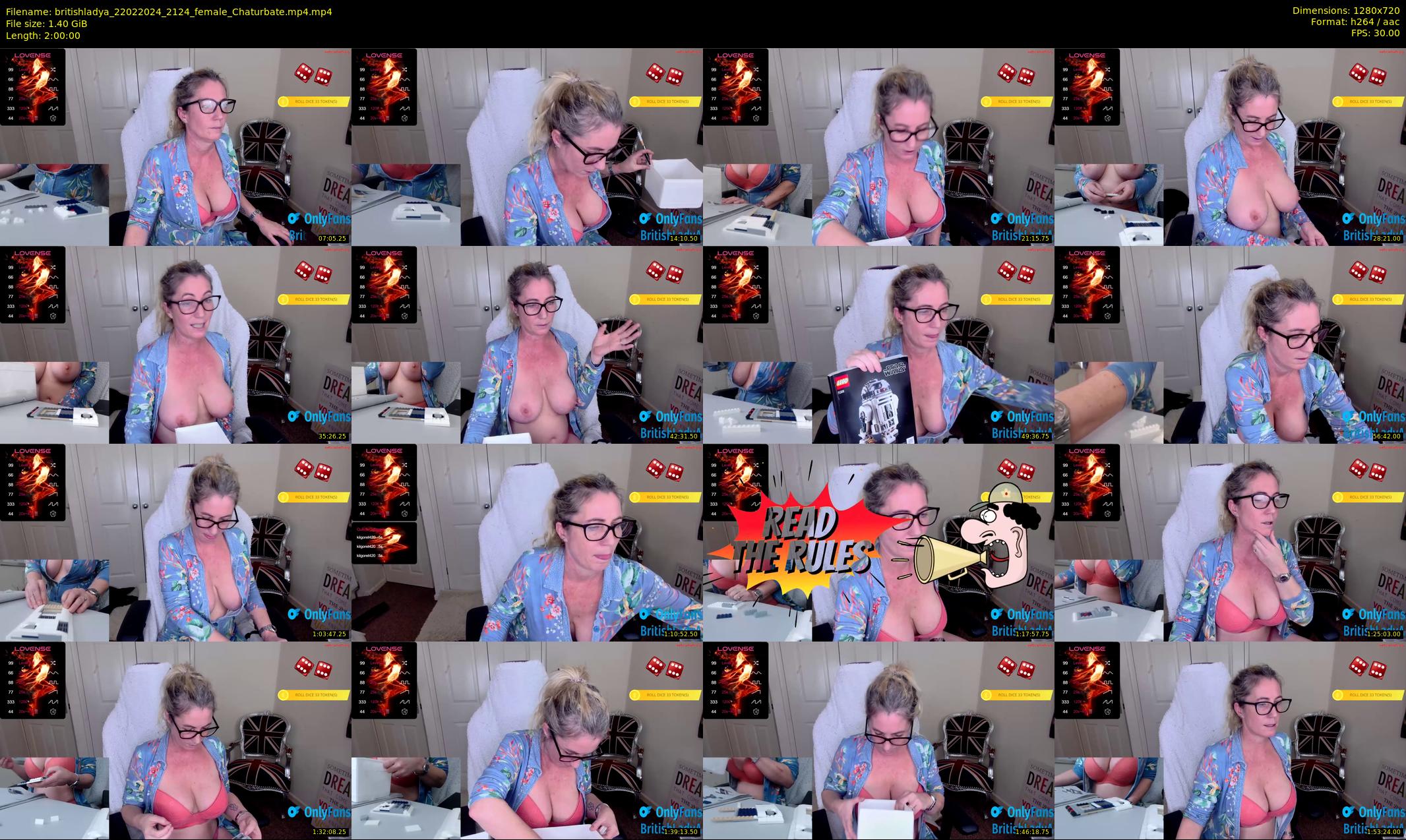 britishladya — 120 minute Chaturbate female cam show recording, 720p, Feb 22, 2024