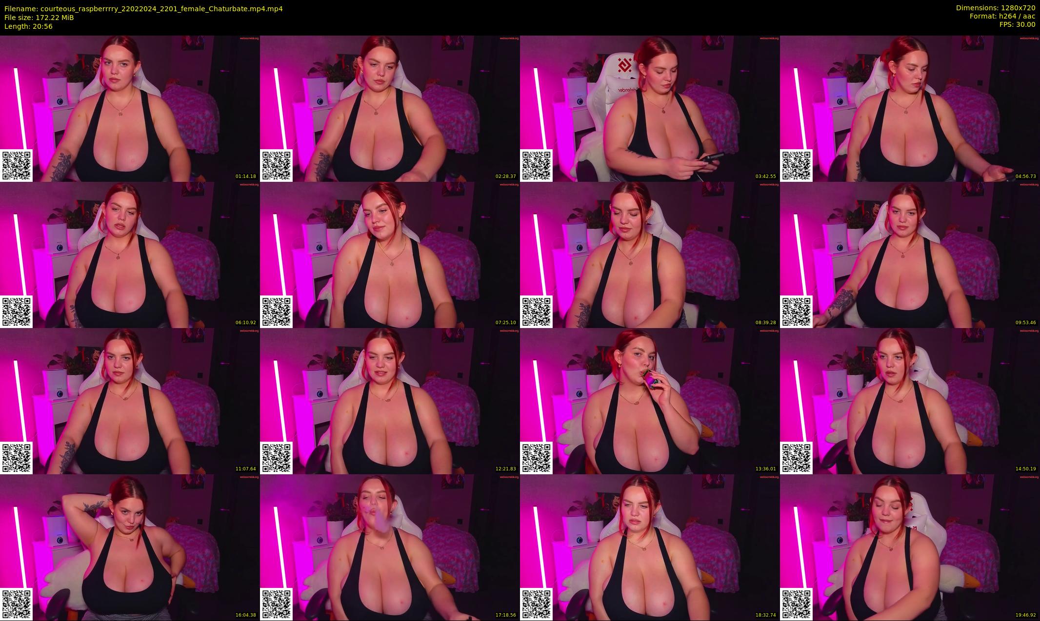 courteous_raspberrrry — 21 minute Chaturbate female cam show recording, 720p, Feb 22, 2024