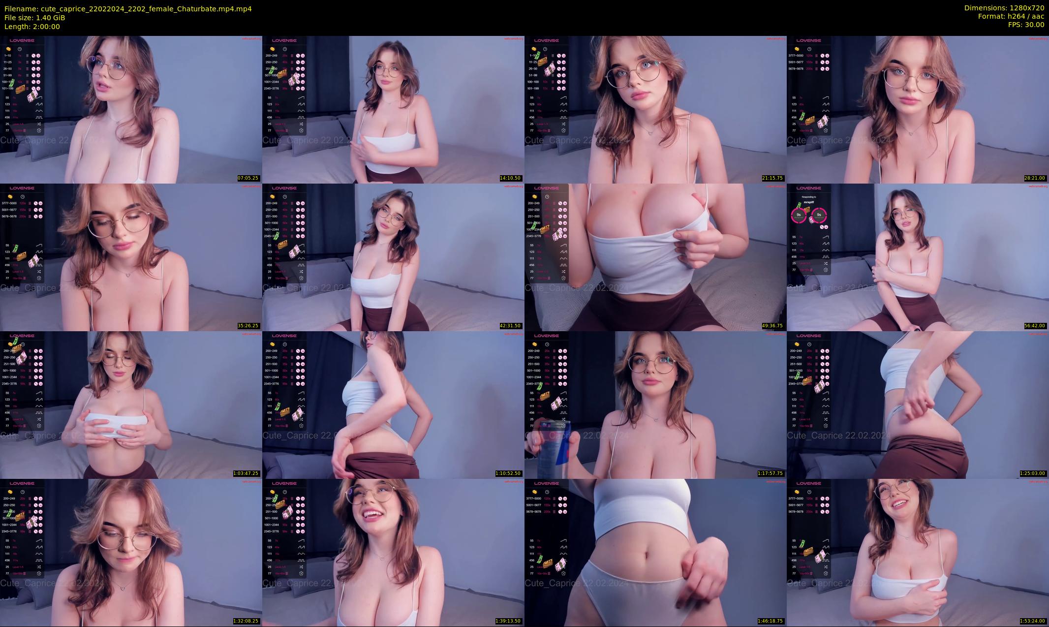 cute_caprice — 120 minute Chaturbate female cam show recording, 720p, Feb 22, 2024
