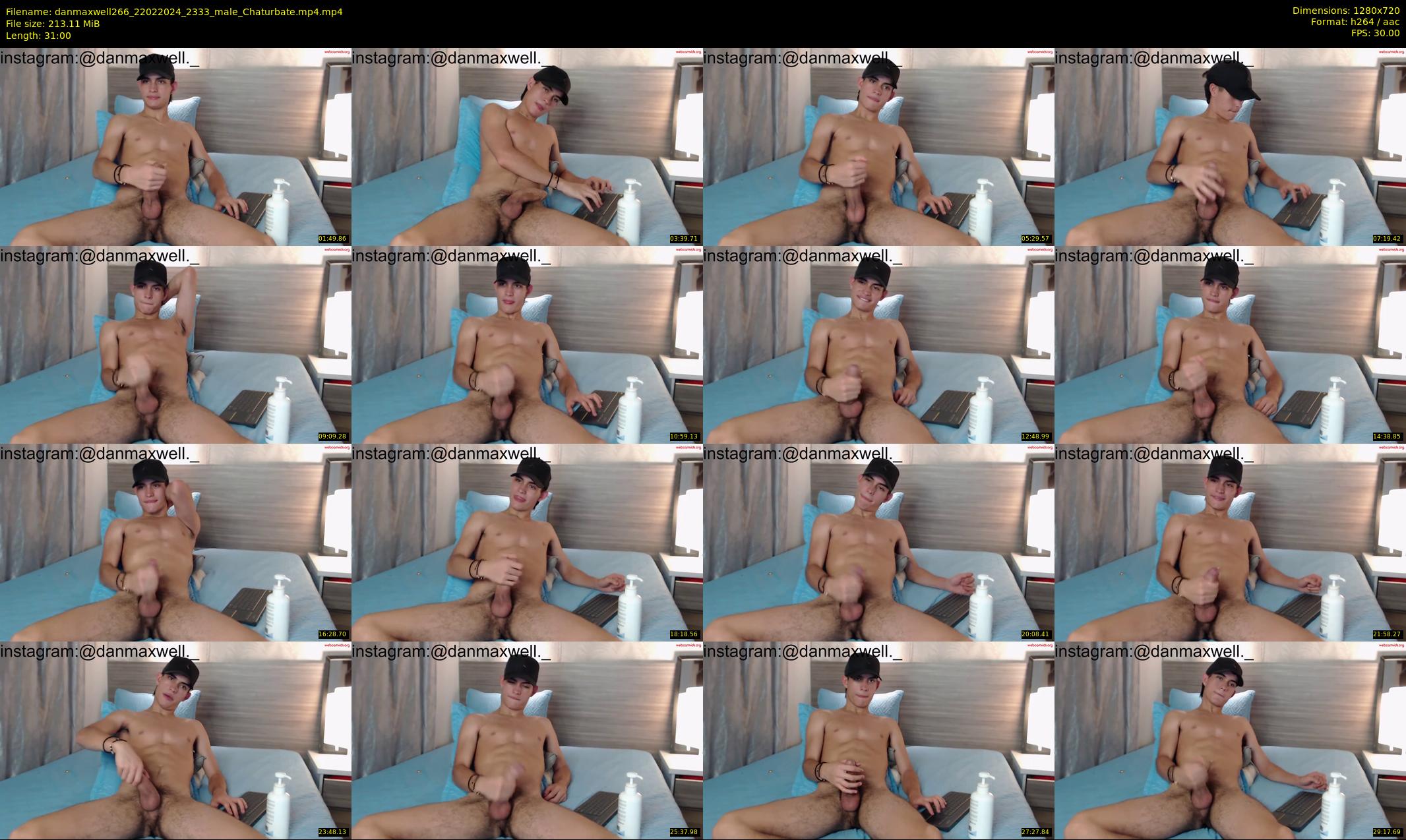 danmaxwell266 — 31 minute Chaturbate male cam show recording, 720p, Feb 22, 2024