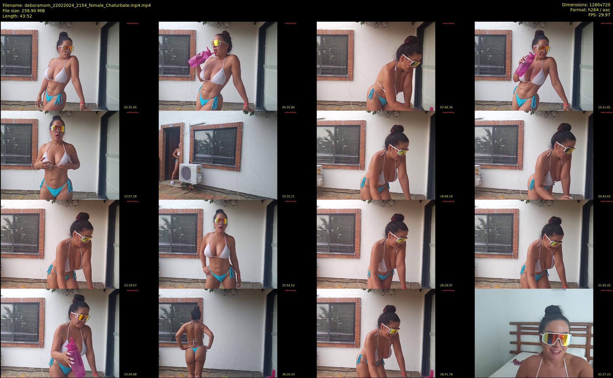 deboramom — 44 minute Chaturbate female cam show recording, 720p, Feb 22, 2024