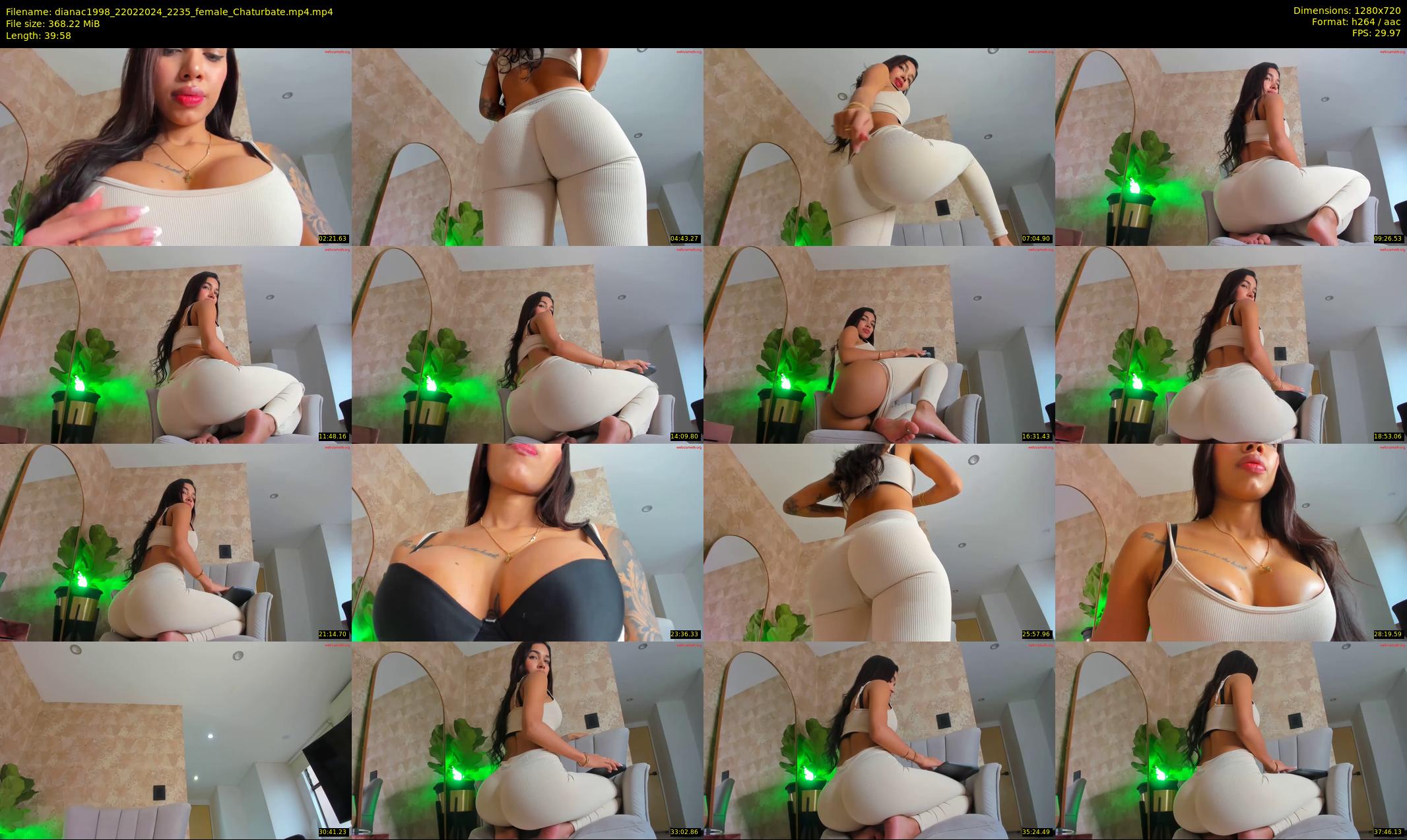 dianac1998 — 40 minute Chaturbate female cam show recording, 720p, Feb 22, 2024