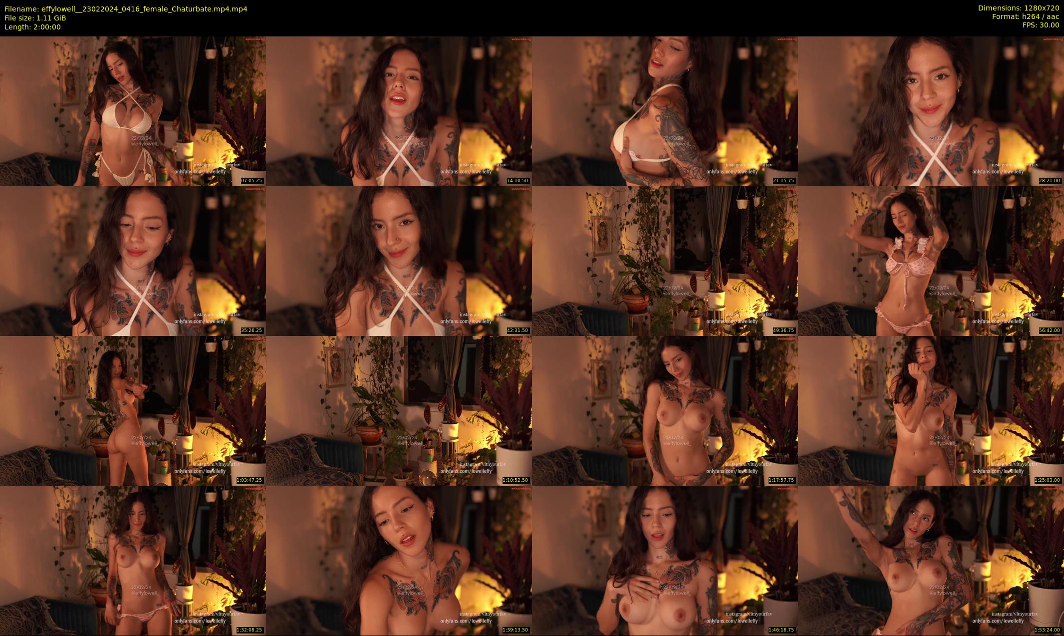 effylowell_ — 120 minute Chaturbate female cam show recording, 720p, Feb 23, 2024