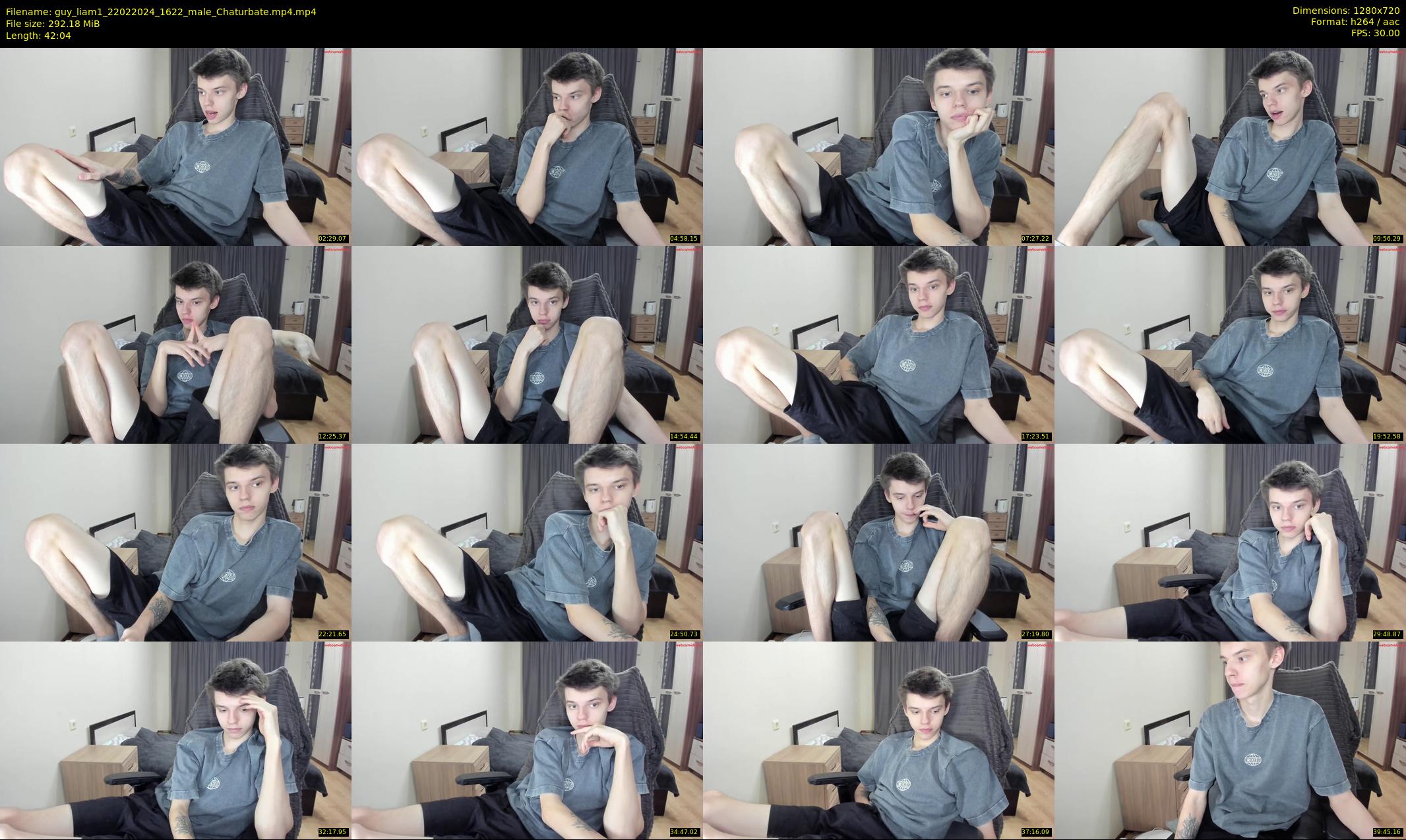 guy_liam1 — 43 minute Chaturbate male cam show recording, 720p, Feb 22, 2024