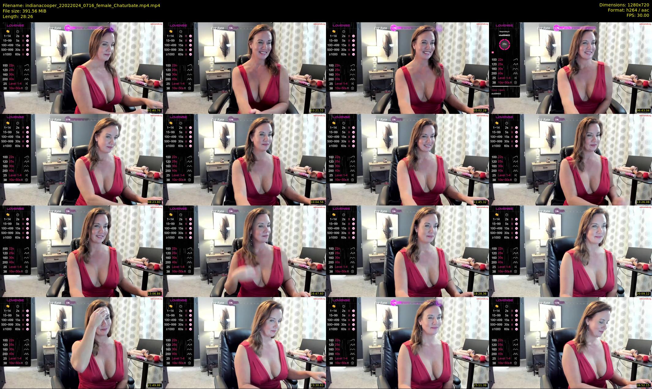 indianacooper — 29 minute Chaturbate female cam show recording, 720p, Feb 22, 2024
