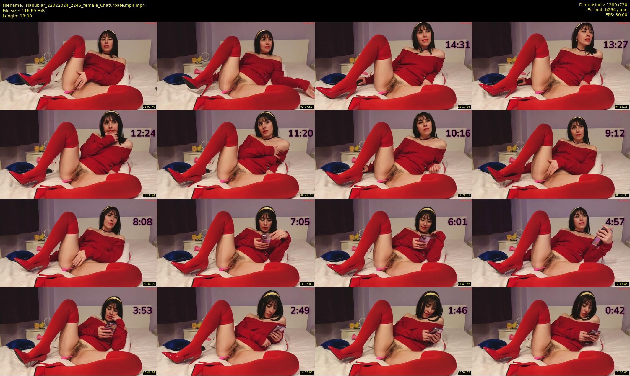 islanublar — 18 minute Chaturbate female cam show recording, 720p, Feb 22, 2024