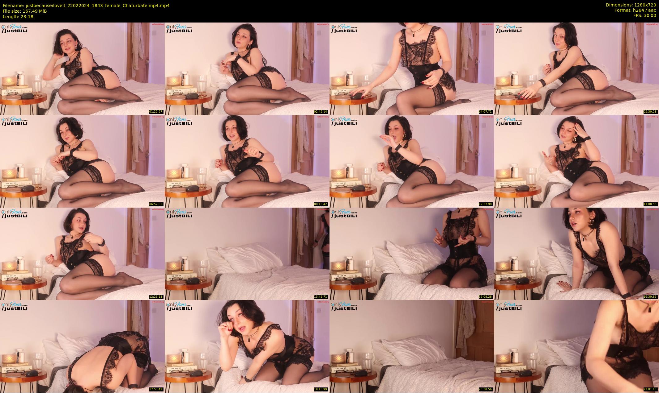 justbecauseiloveit — 24 minute Chaturbate female cam show recording, 720p, Feb 22, 2024