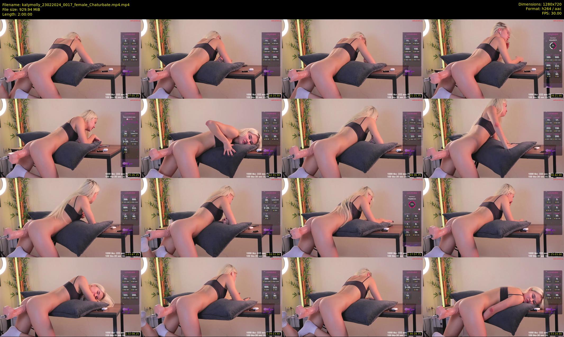 katymolly — 120 minute Chaturbate female cam show recording, 720p, Feb 23, 2024