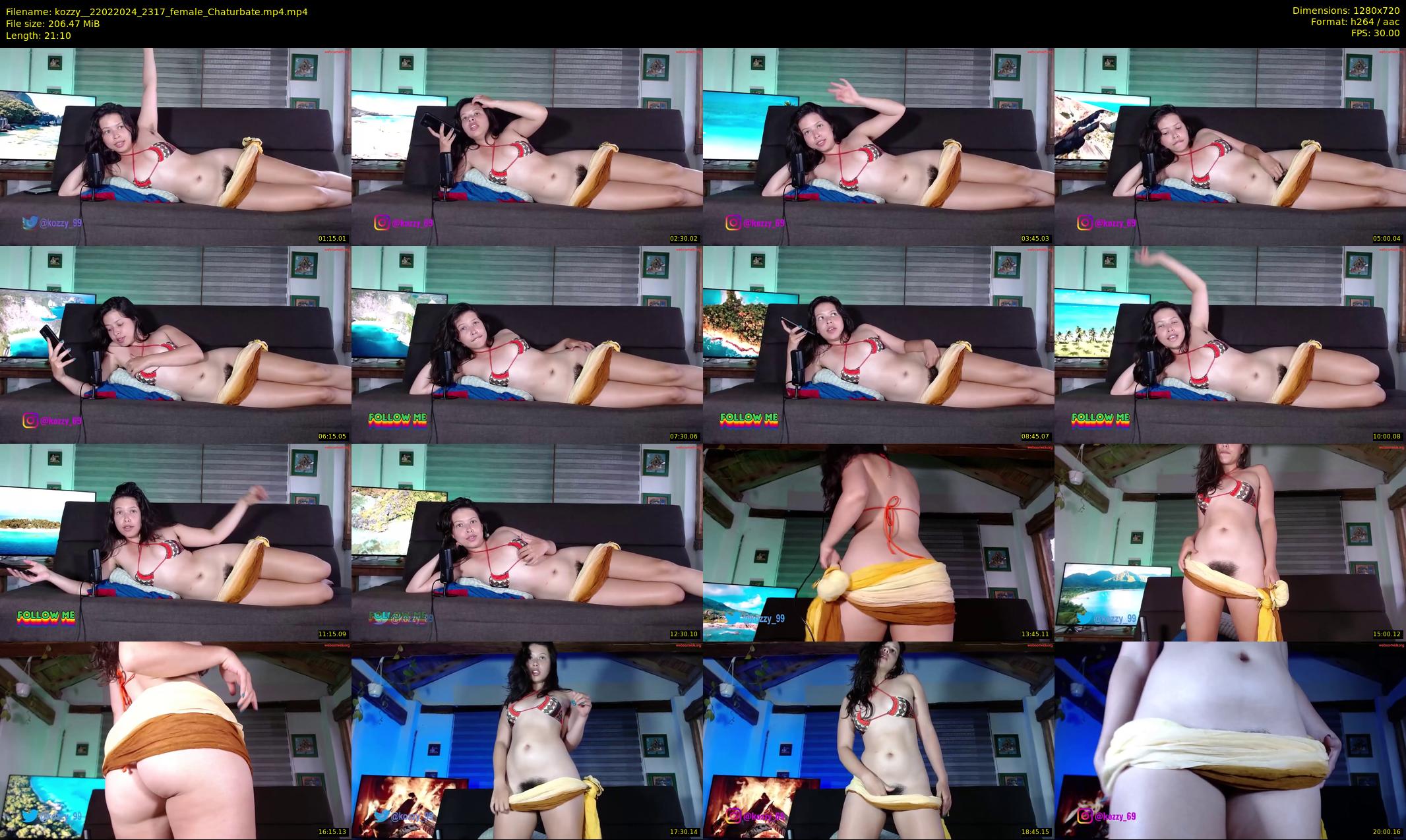 kozzy_ — 22 minute Chaturbate female cam show recording, 720p, Feb 22, 2024