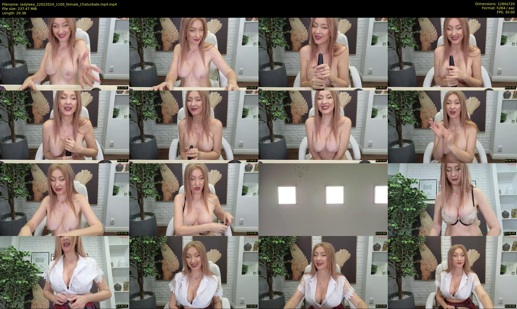 ladyleea — 21 minute Chaturbate female cam show recording, 720p, Feb 22, 2024