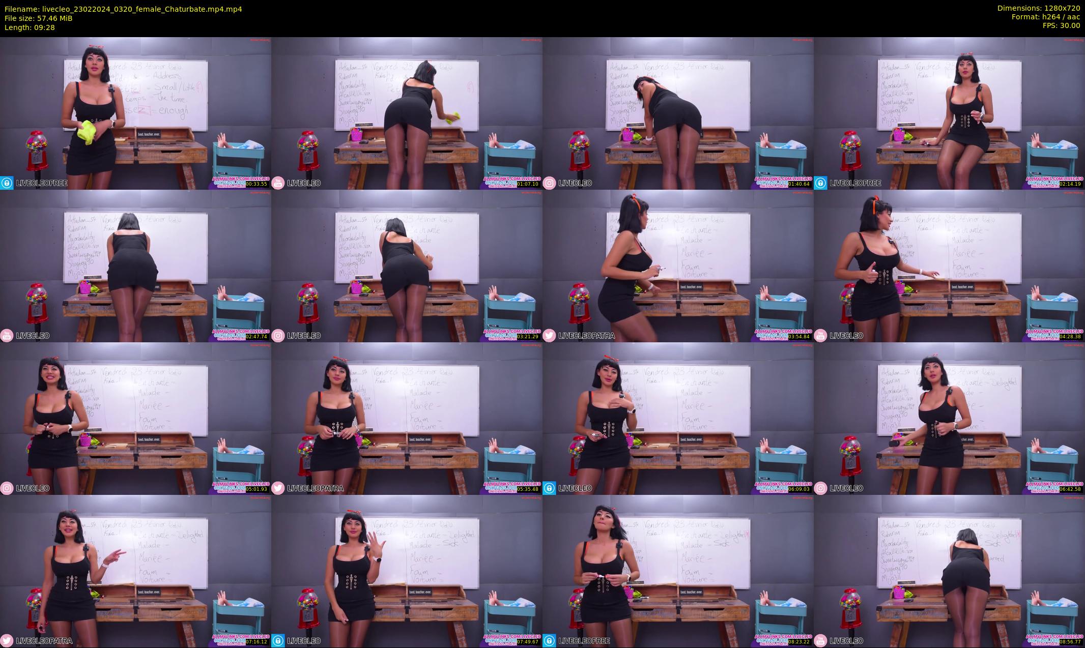 livecleo — 10 minute Chaturbate female cam show recording, 720p, Feb 23, 2024