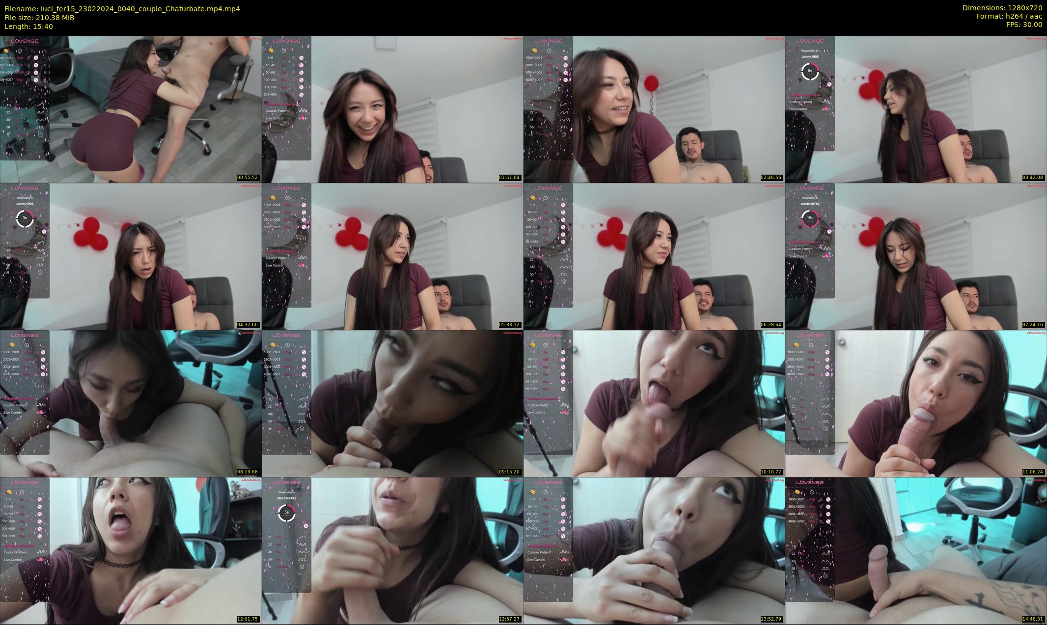 luci_fer15 — 16 minute Chaturbate couple cam show recording, 720p, Feb 23, 2024