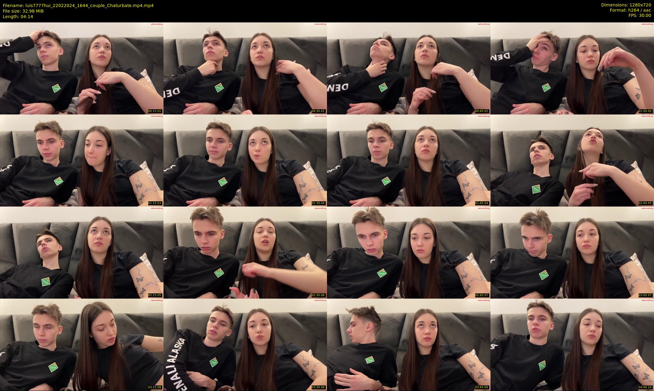 luis7777hui — 5 minute Chaturbate couple cam show recording, 720p, Feb 22, 2024