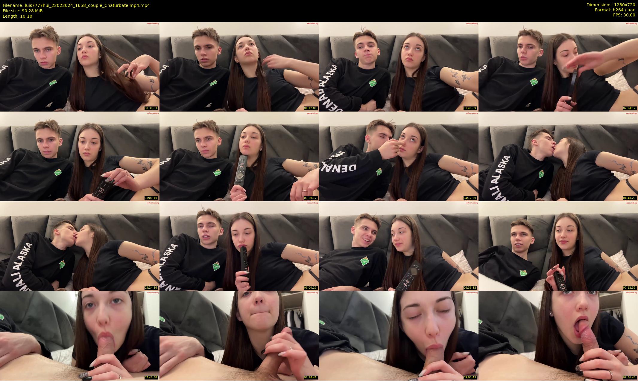 luis7777hui — 11 minute Chaturbate couple cam show recording, 720p, Feb 22, 2024