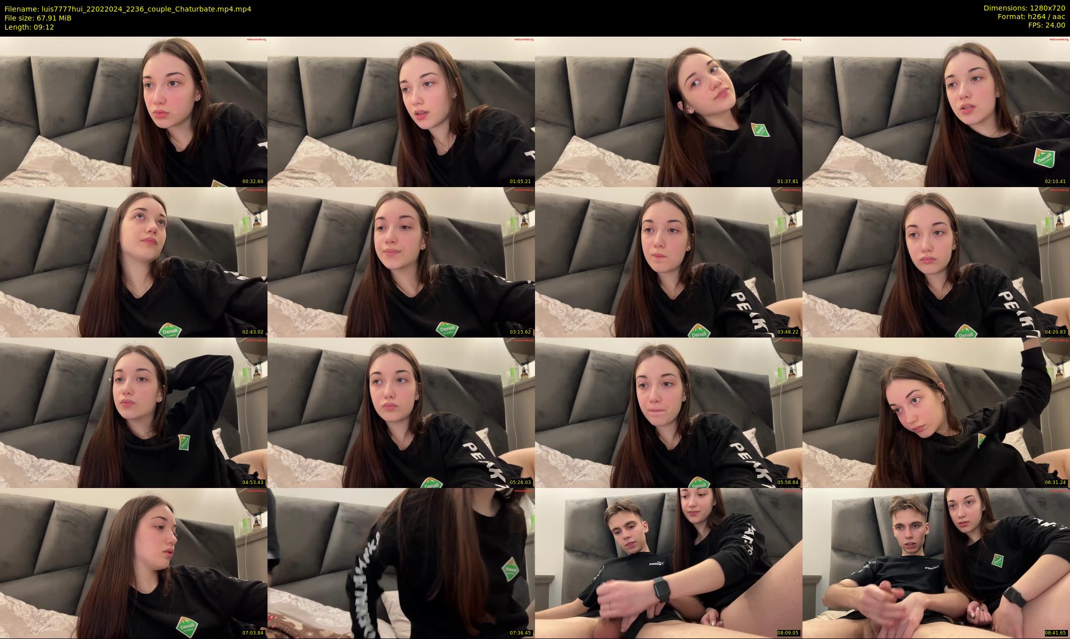 luis7777hui — 10 minute Chaturbate couple cam show recording, 720p, Feb 22, 2024