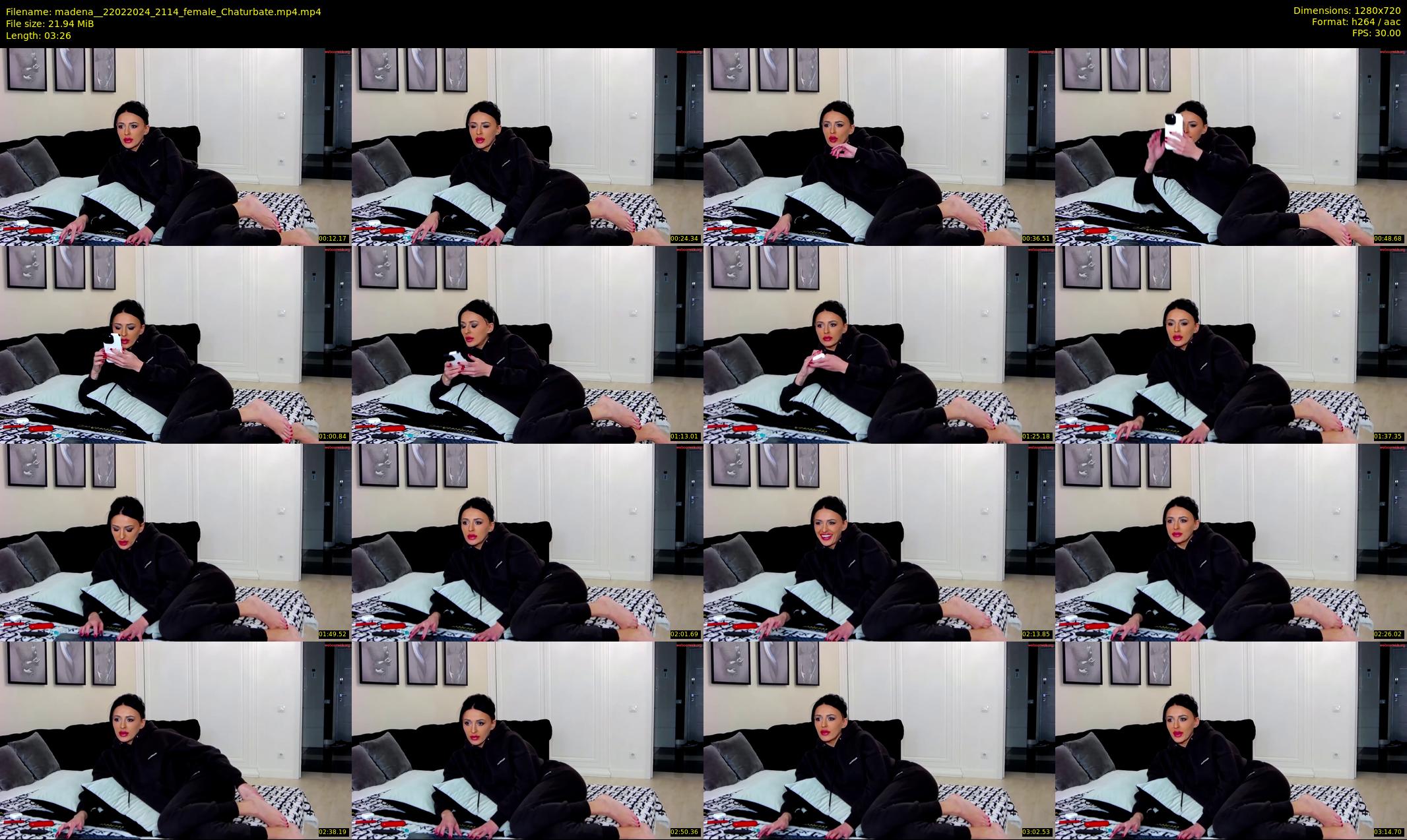 madena_ — 4 minute Chaturbate female cam show recording, 720p, Feb 22, 2024