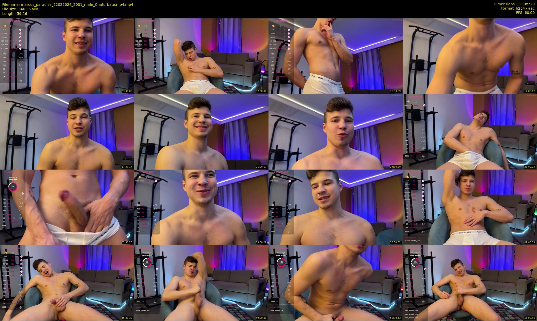 marcus_paradise — 60 minute Chaturbate male cam show recording, 720p, Feb 22, 2024