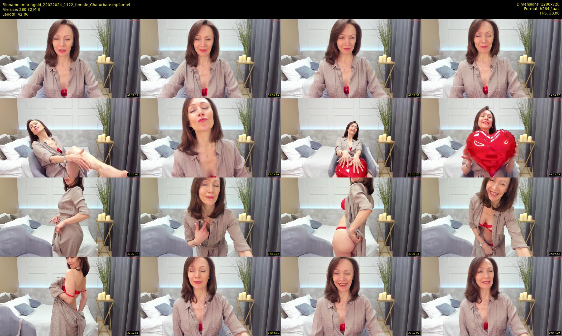mariagold — 43 minute Chaturbate female cam show recording, 720p, Feb 22, 2024