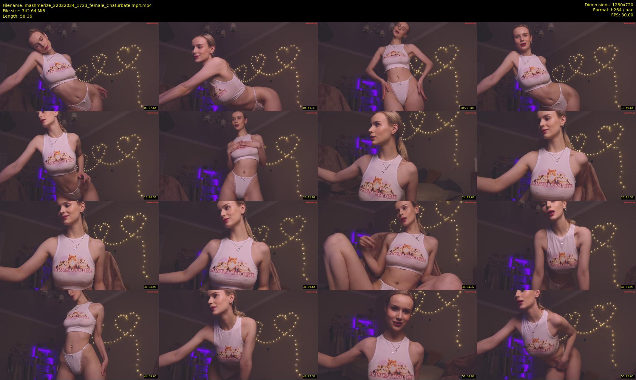 mashmerize — 59 minute Chaturbate female cam show recording, 720p, Feb 22, 2024