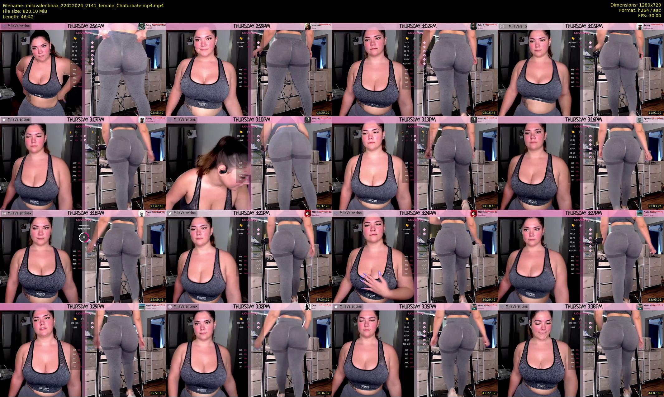 milavalentinax — 47 minute Chaturbate female cam show recording, 720p, Feb 22, 2024