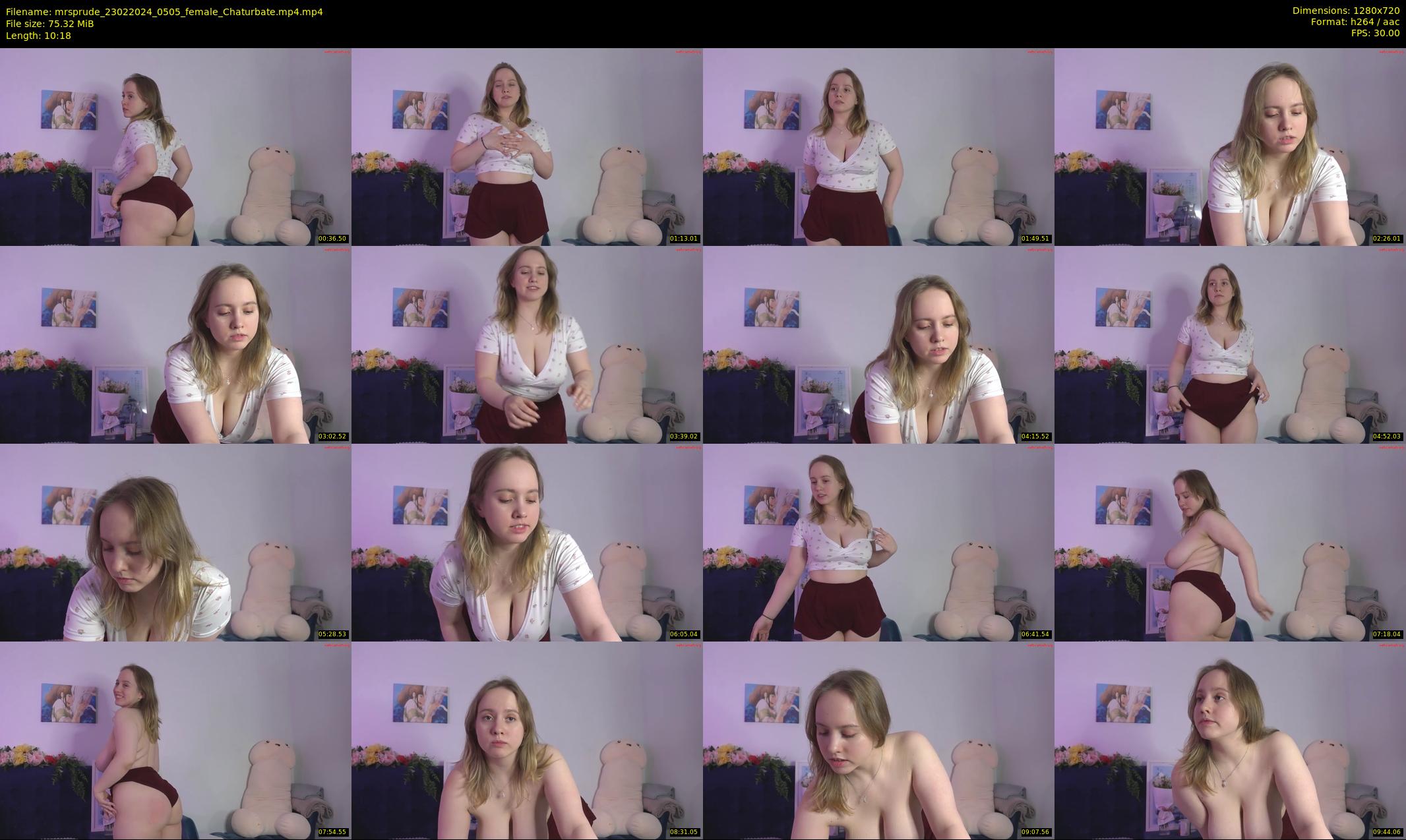 mrsprude — 11 minute Chaturbate female cam show recording, 720p, Feb 23, 2024