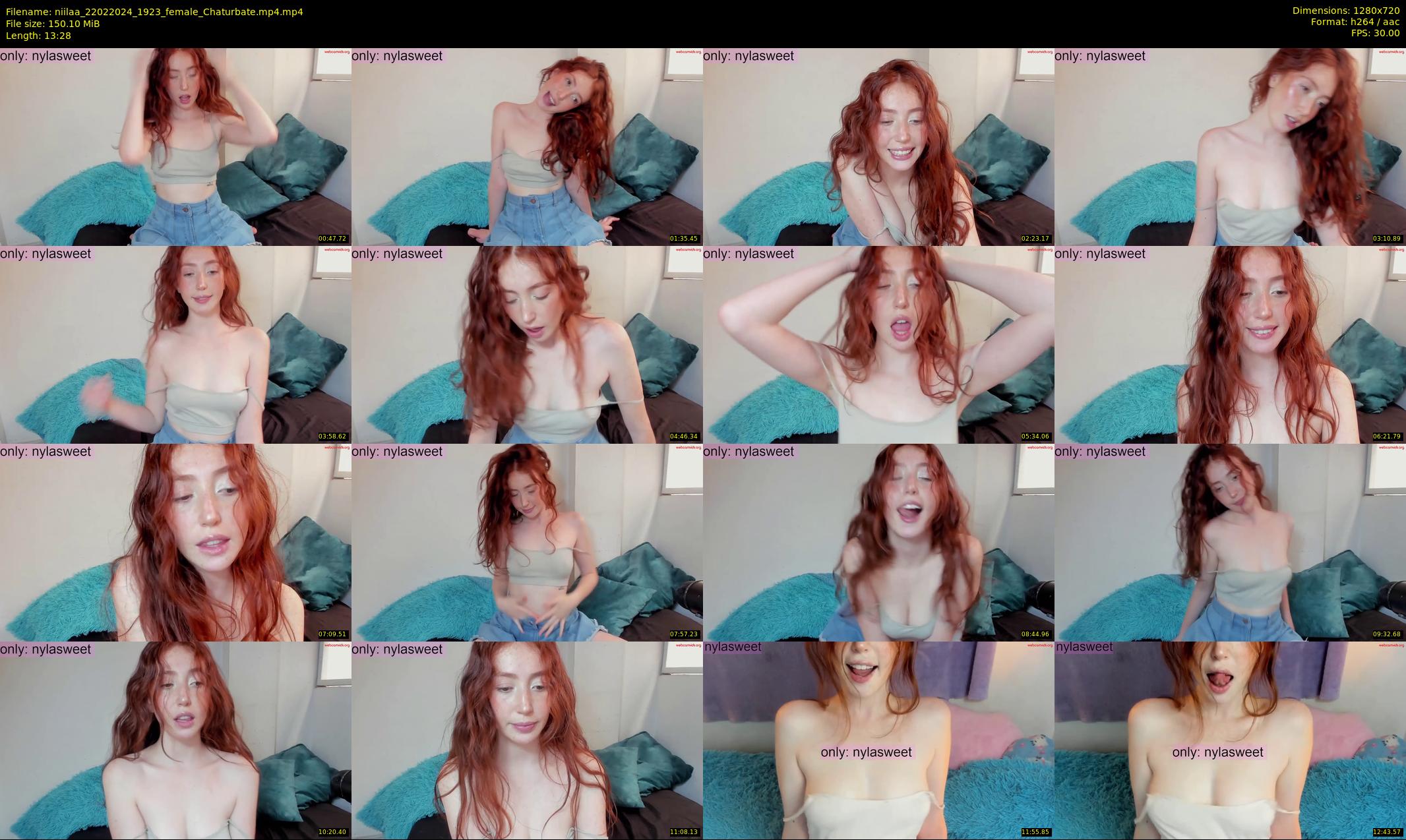 niilaa — 14 minute Chaturbate female cam show recording, 720p, Feb 22, 2024