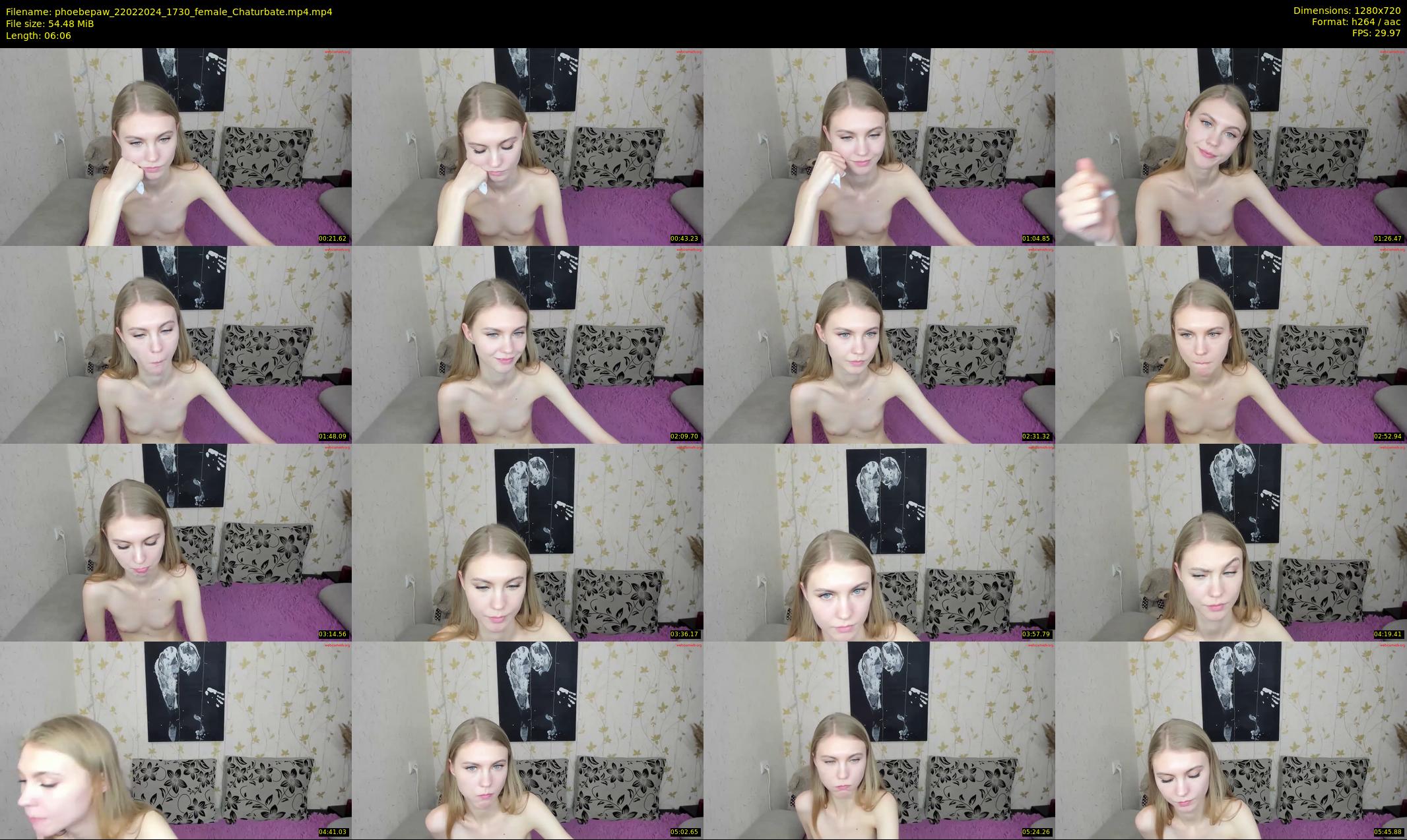 phoebepaw — 7 minute Chaturbate female cam show recording, 720p, Feb 22, 2024