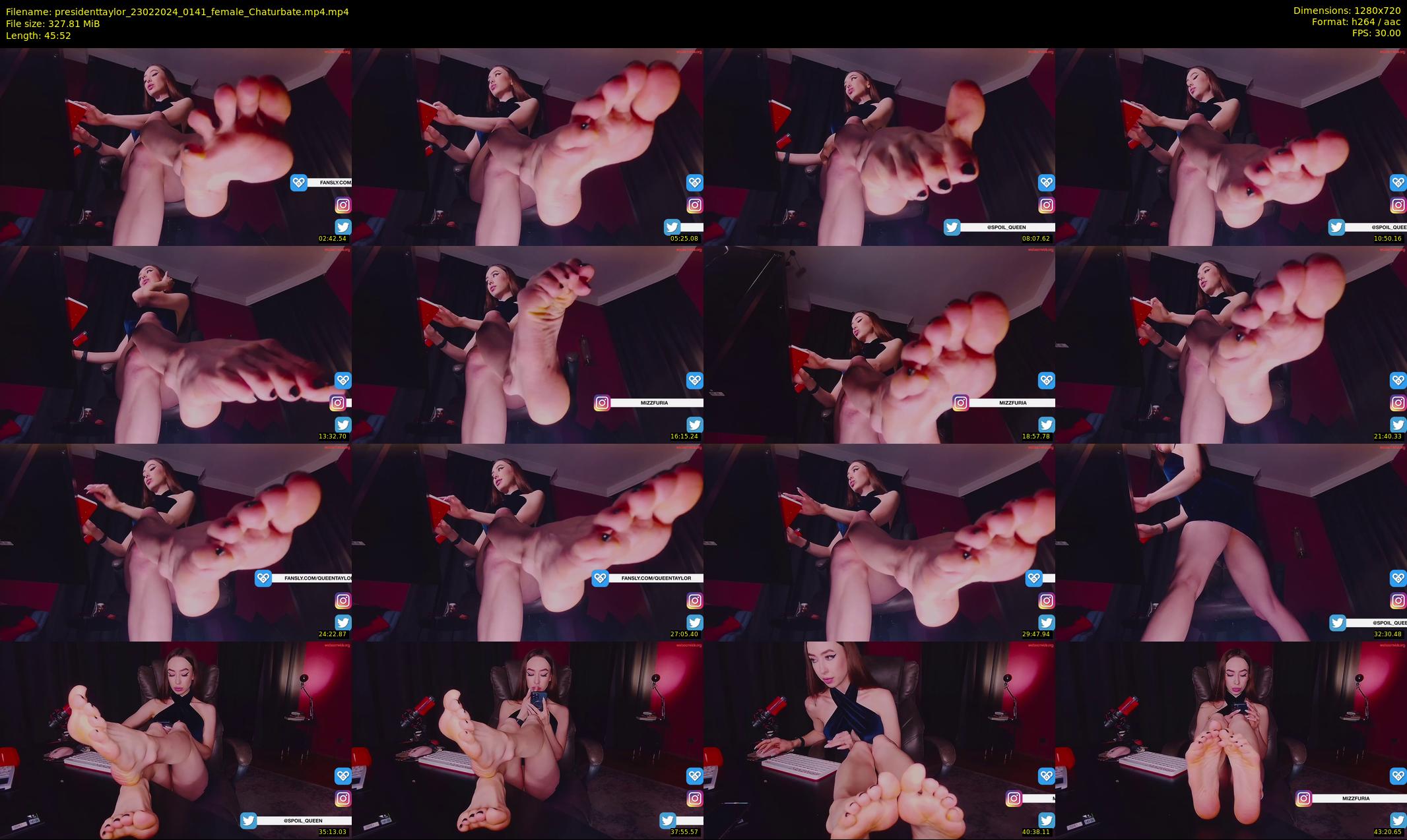 presidenttaylor — 46 minute Chaturbate female cam show recording, 720p, Feb 23, 2024