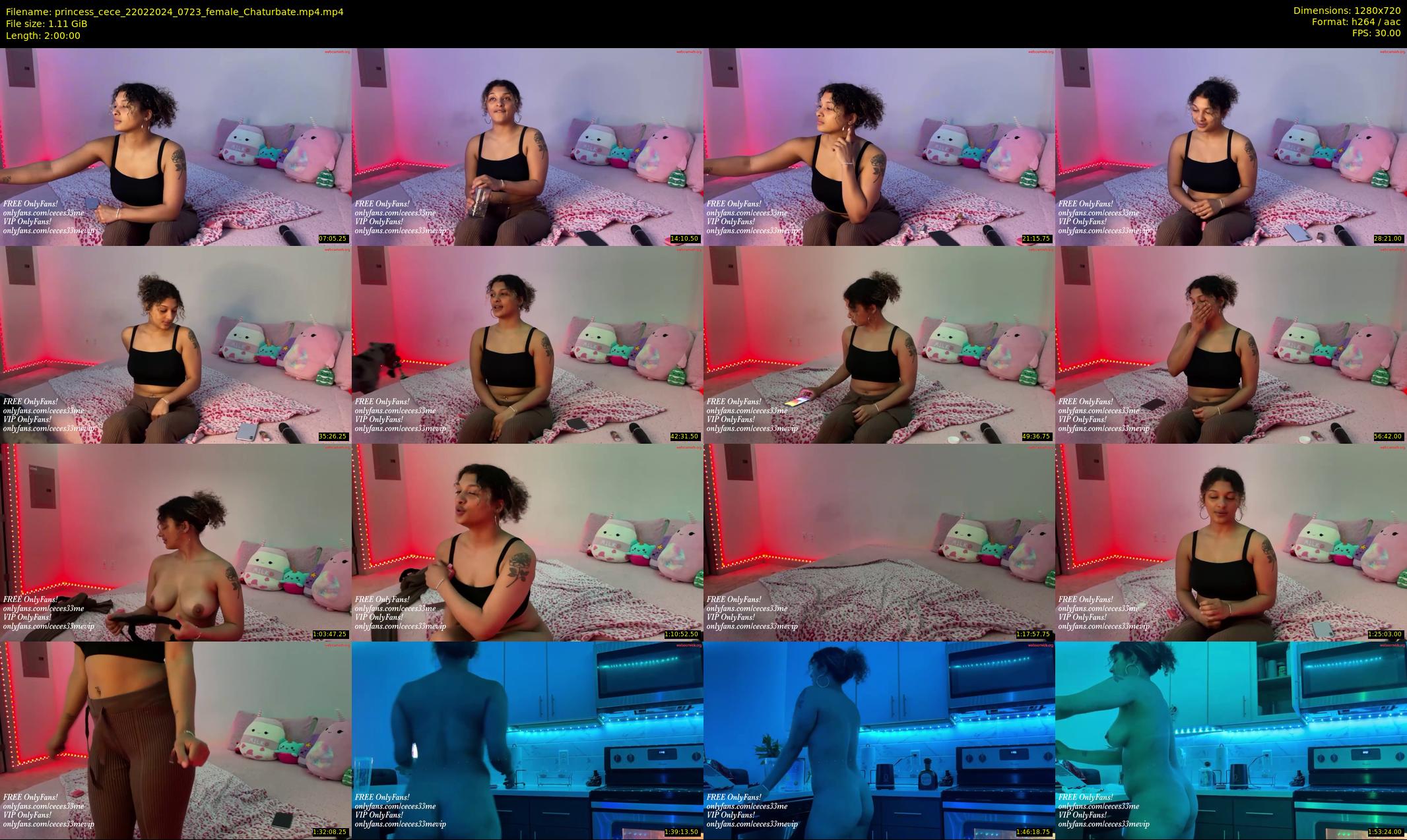 princess_cece — 120 minute Chaturbate female cam show recording, 720p, Feb 22, 2024