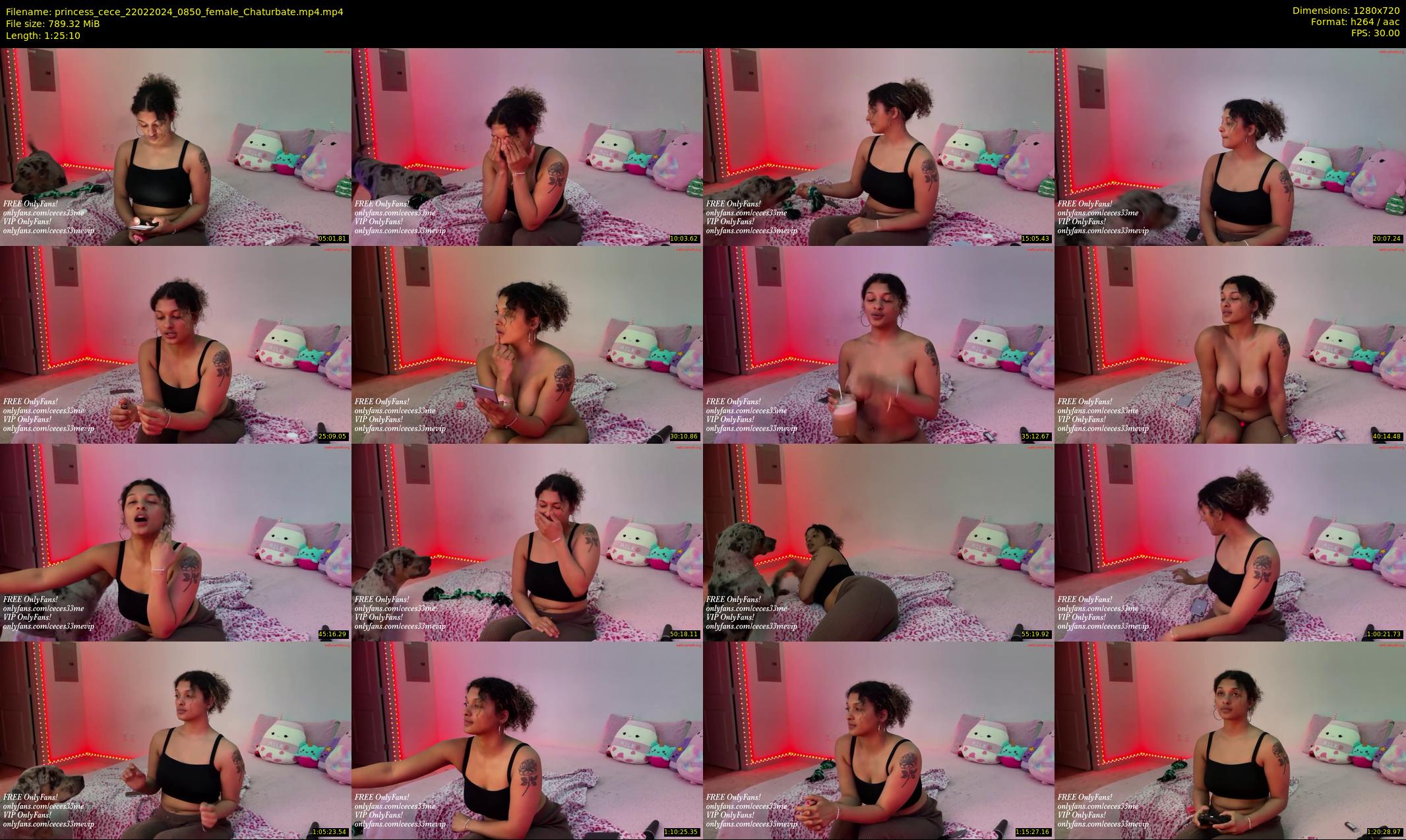 princess_cece — 86 minute Chaturbate female cam show recording, 720p, Feb 22, 2024