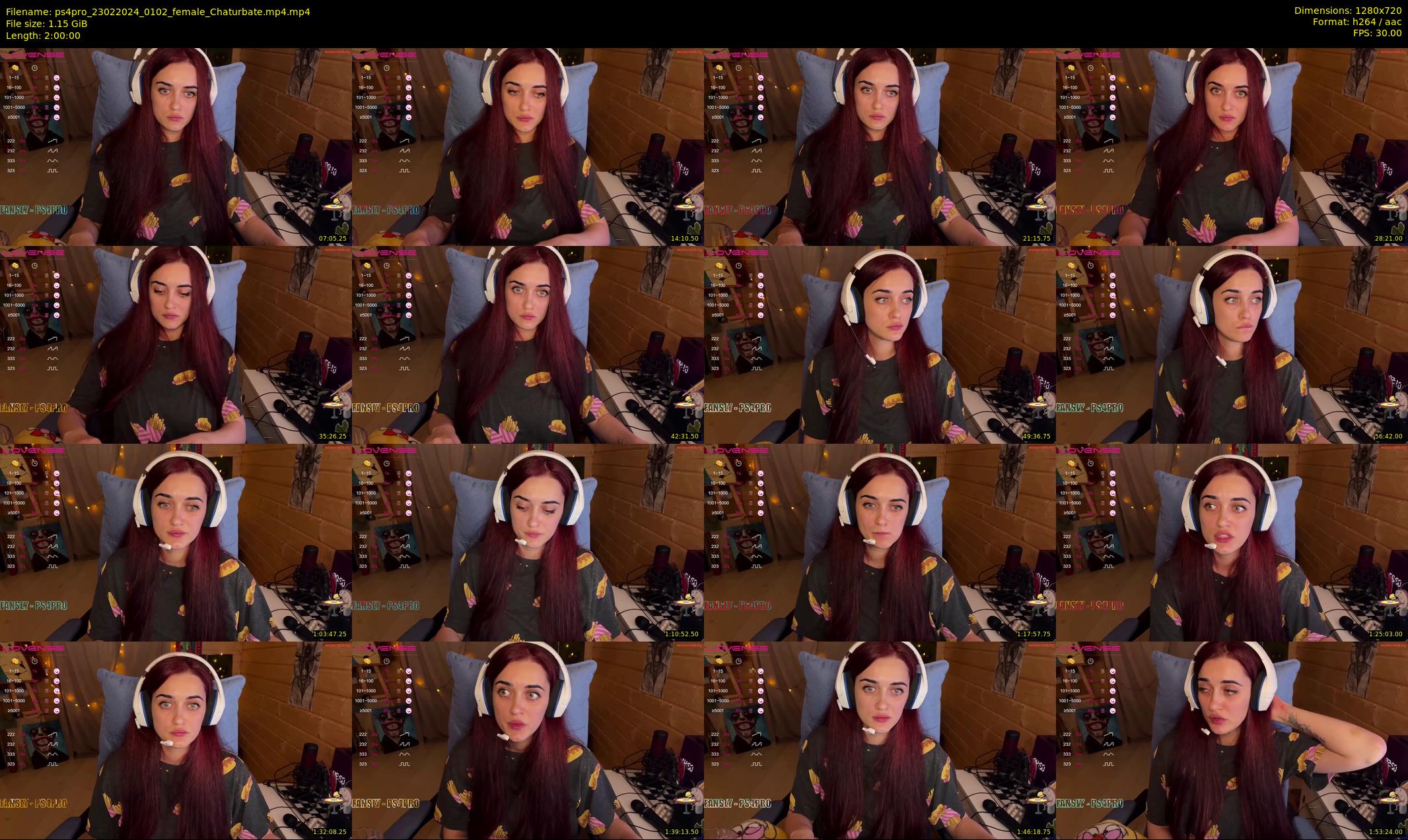ps4pro — 120 minute Chaturbate female cam show recording, 720p, Feb 23, 2024